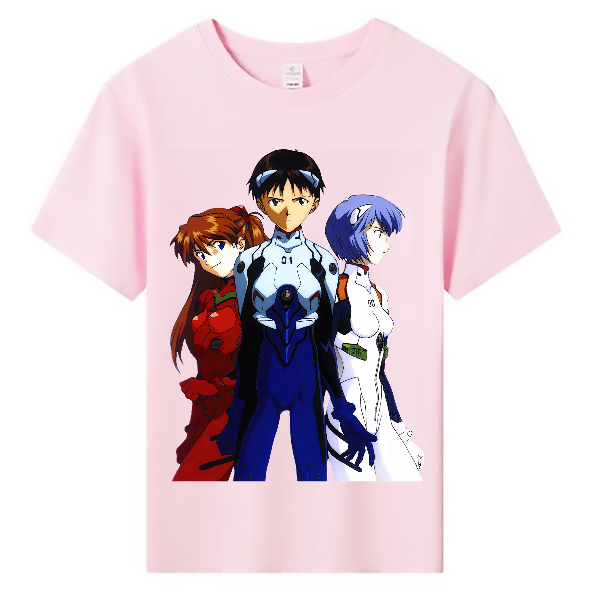 （画像用） EVA 新世紀エヴァンゲリオン 綿100％キッズTシャツ（フロントプリント）