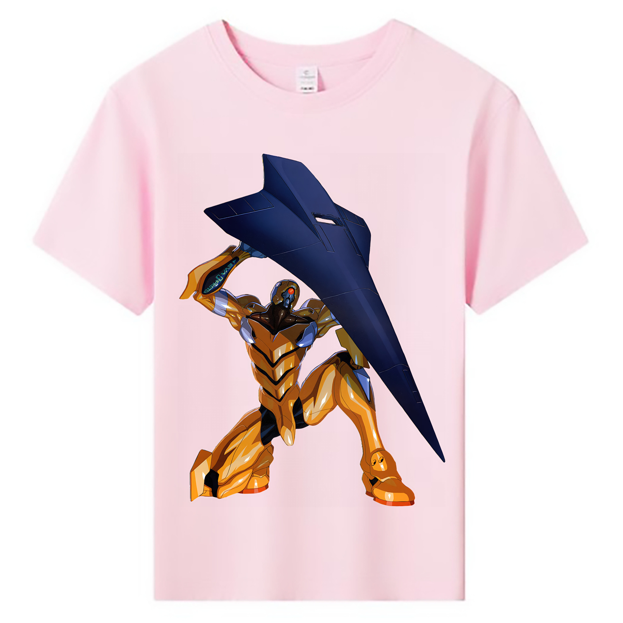 （画像用） EVA 新世紀エヴァンゲリオン 綿100％キッズTシャツ（フロントプリント）