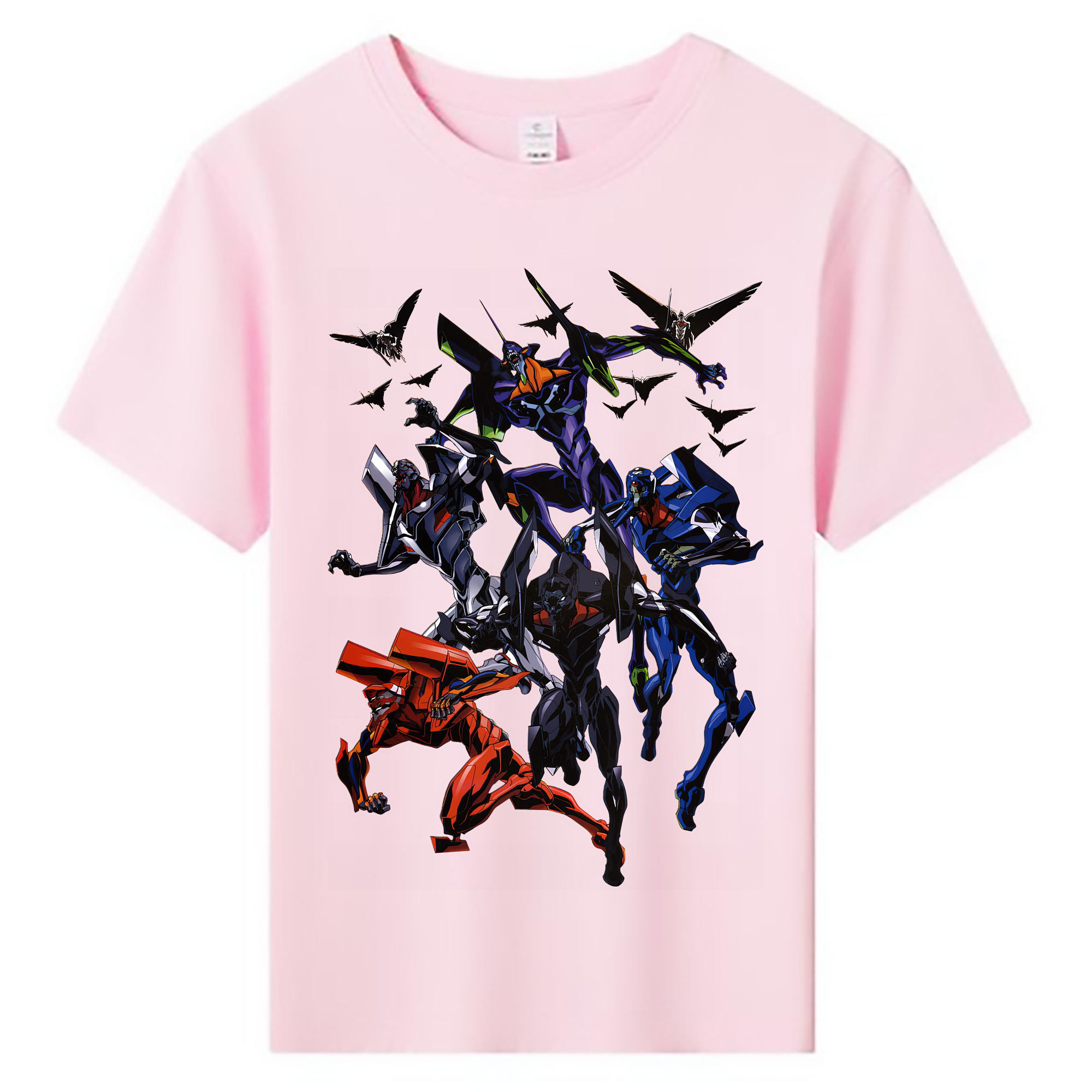（画像用） EVA 新世紀エヴァンゲリオン 綿100％キッズTシャツ（フロントプリント）