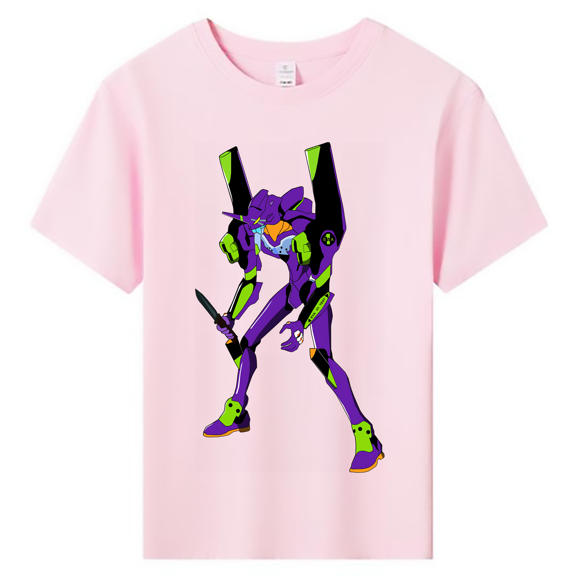 （画像用） EVA 新世紀エヴァンゲリオン 綿100％キッズTシャツ（フロントプリント）