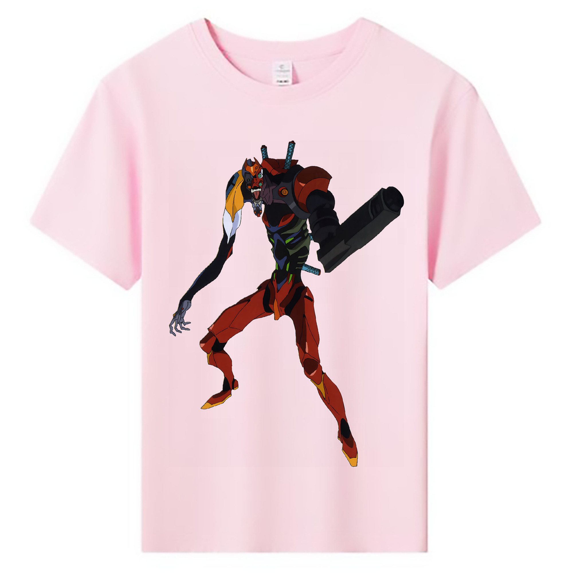 （画像用） EVA 新世紀エヴァンゲリオン 綿100％キッズTシャツ（フロントプリント）