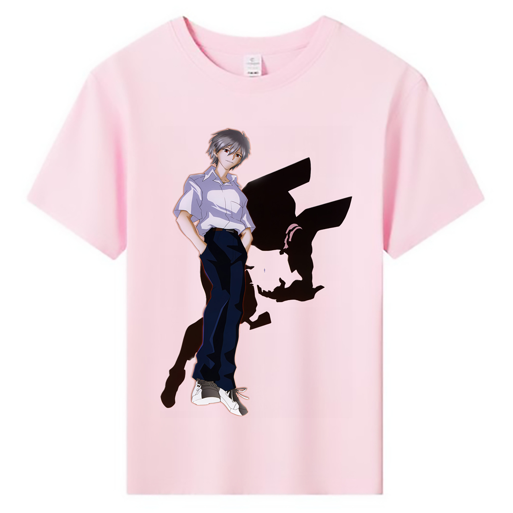 （画像用） EVA 新世紀エヴァンゲリオン 綿100％キッズTシャツ（フロントプリント）