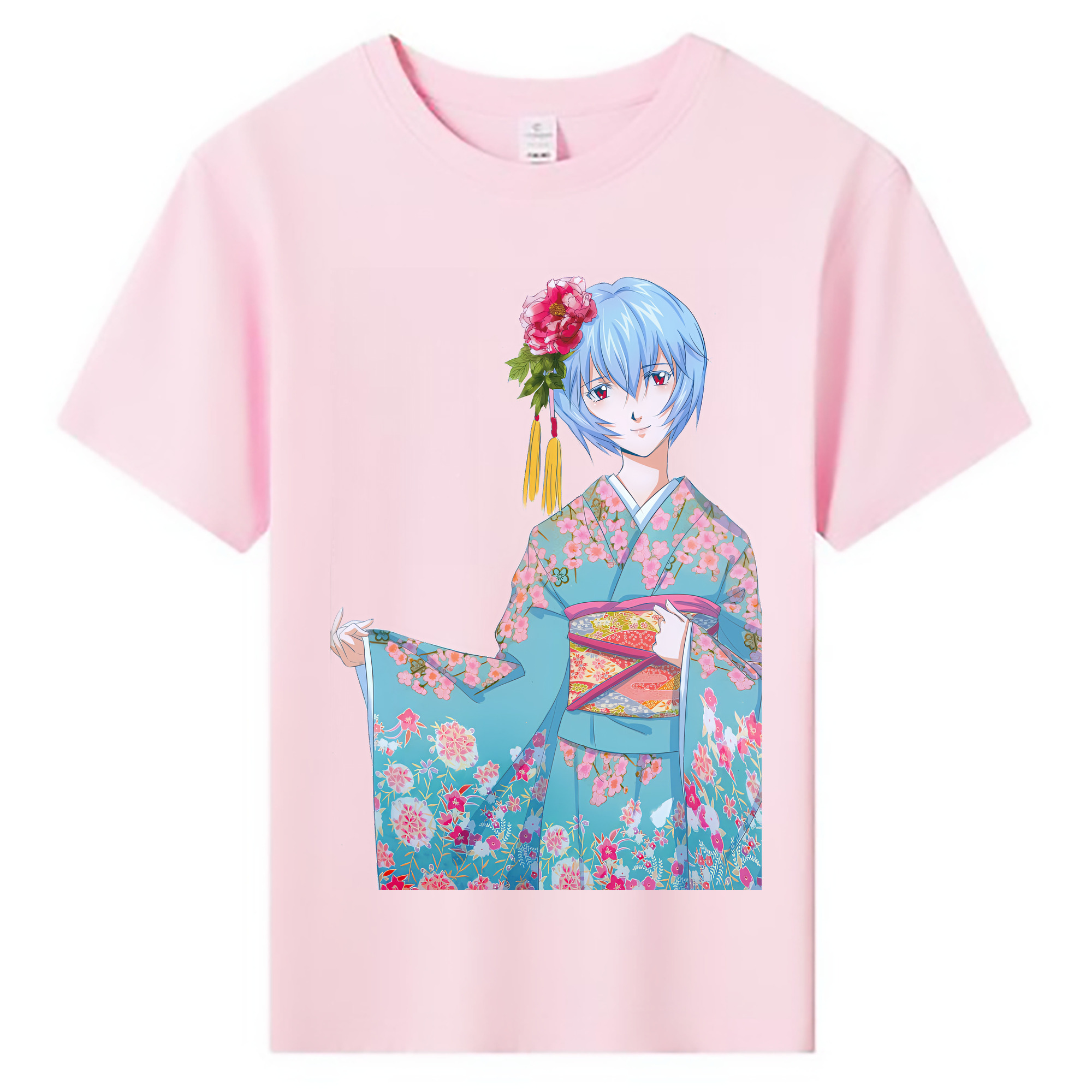 （画像用） EVA 新世紀エヴァンゲリオン 綿100％キッズTシャツ（フロントプリント）
