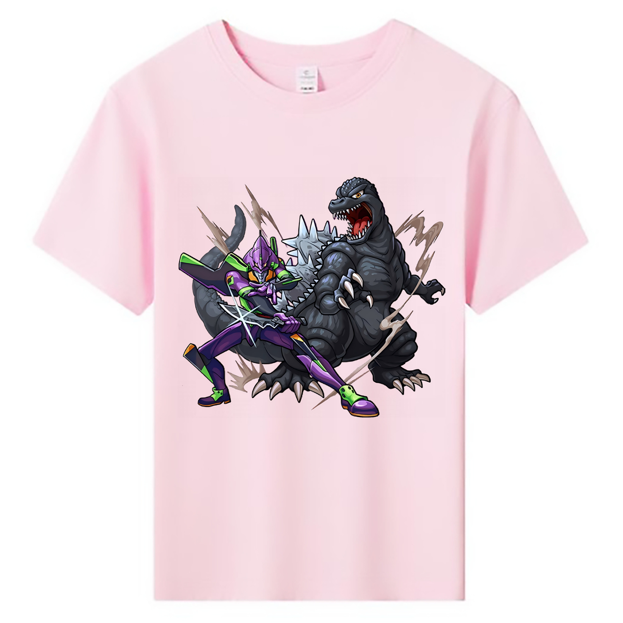 （画像用） EVA 新世紀エヴァンゲリオン 綿100％キッズTシャツ（フロントプリント）