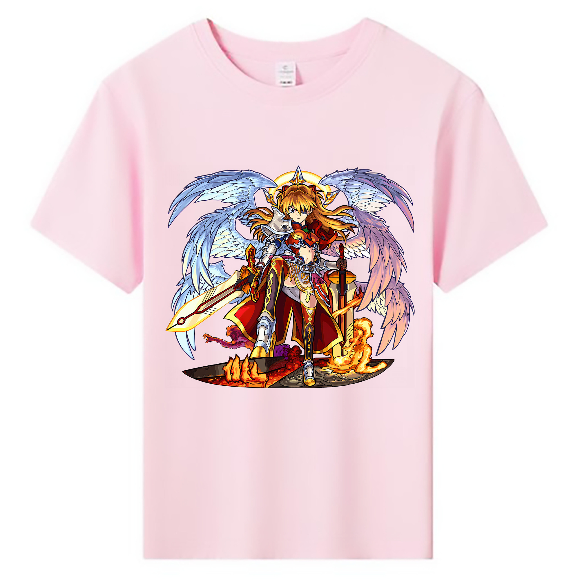 （画像用） EVA 新世紀エヴァンゲリオン 綿100％キッズTシャツ（フロントプリント）