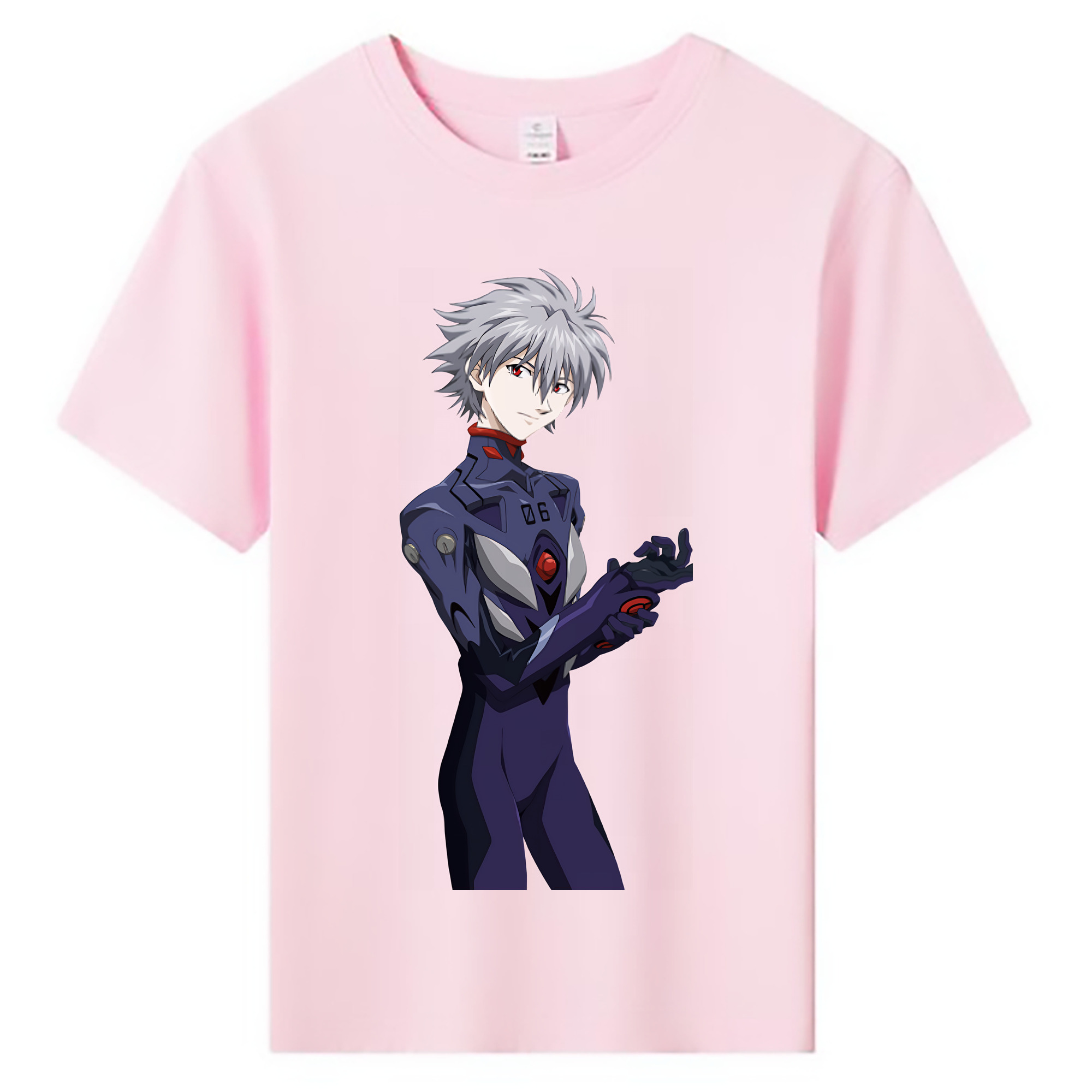 （画像用） EVA 新世紀エヴァンゲリオン 綿100％キッズTシャツ（フロントプリント）