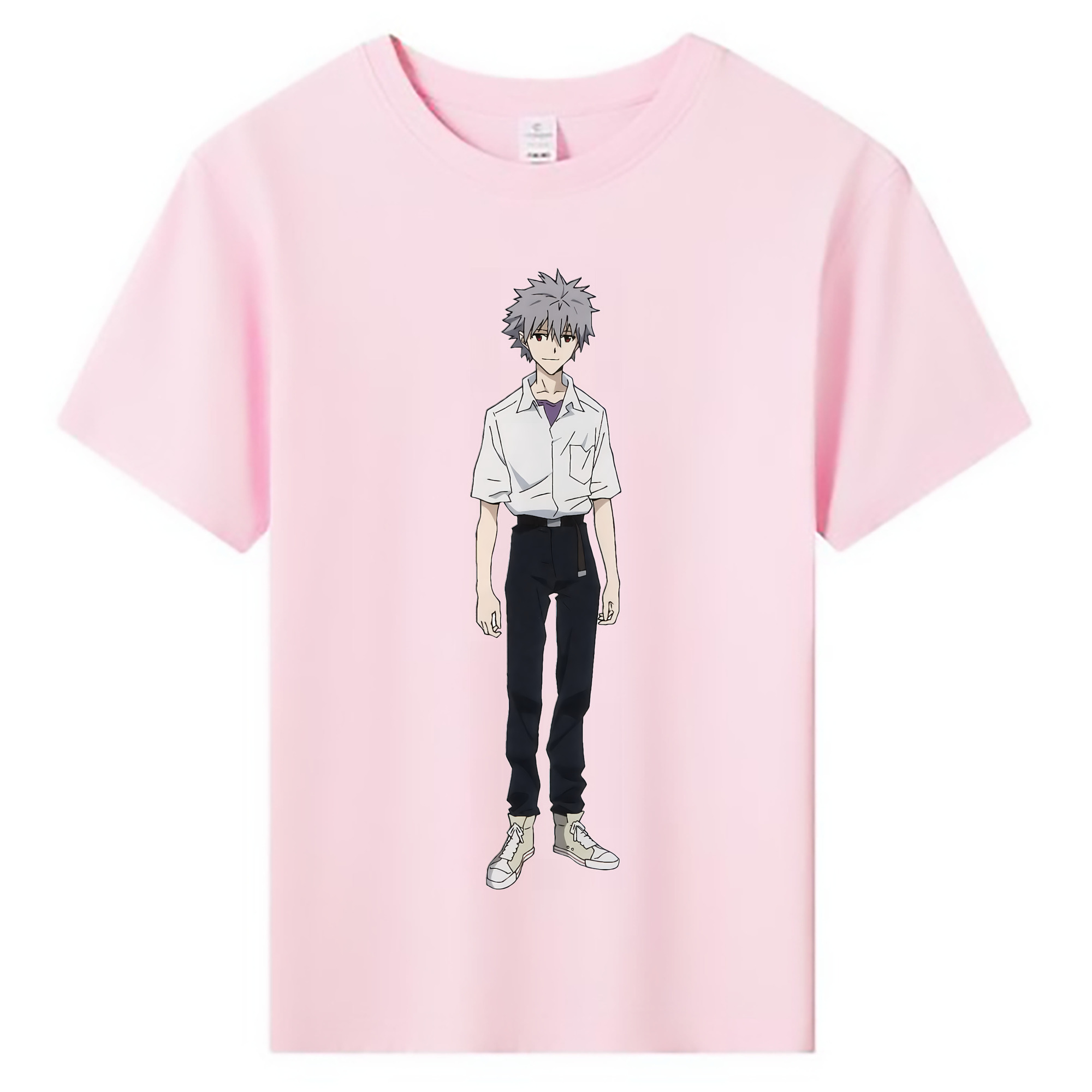 （画像用） EVA 新世紀エヴァンゲリオン 綿100％キッズTシャツ（フロントプリント）