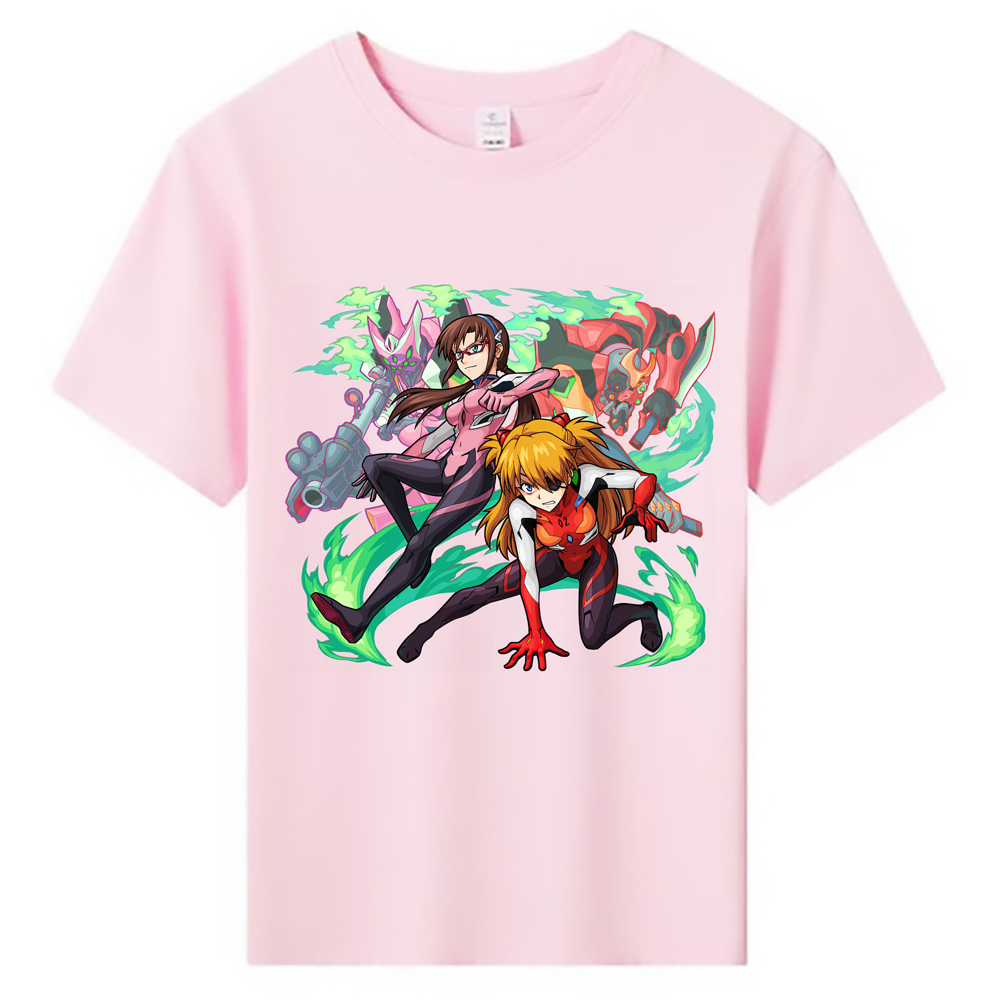 （画像用） EVA 新世紀エヴァンゲリオン 綿100％キッズTシャツ（フロントプリント）