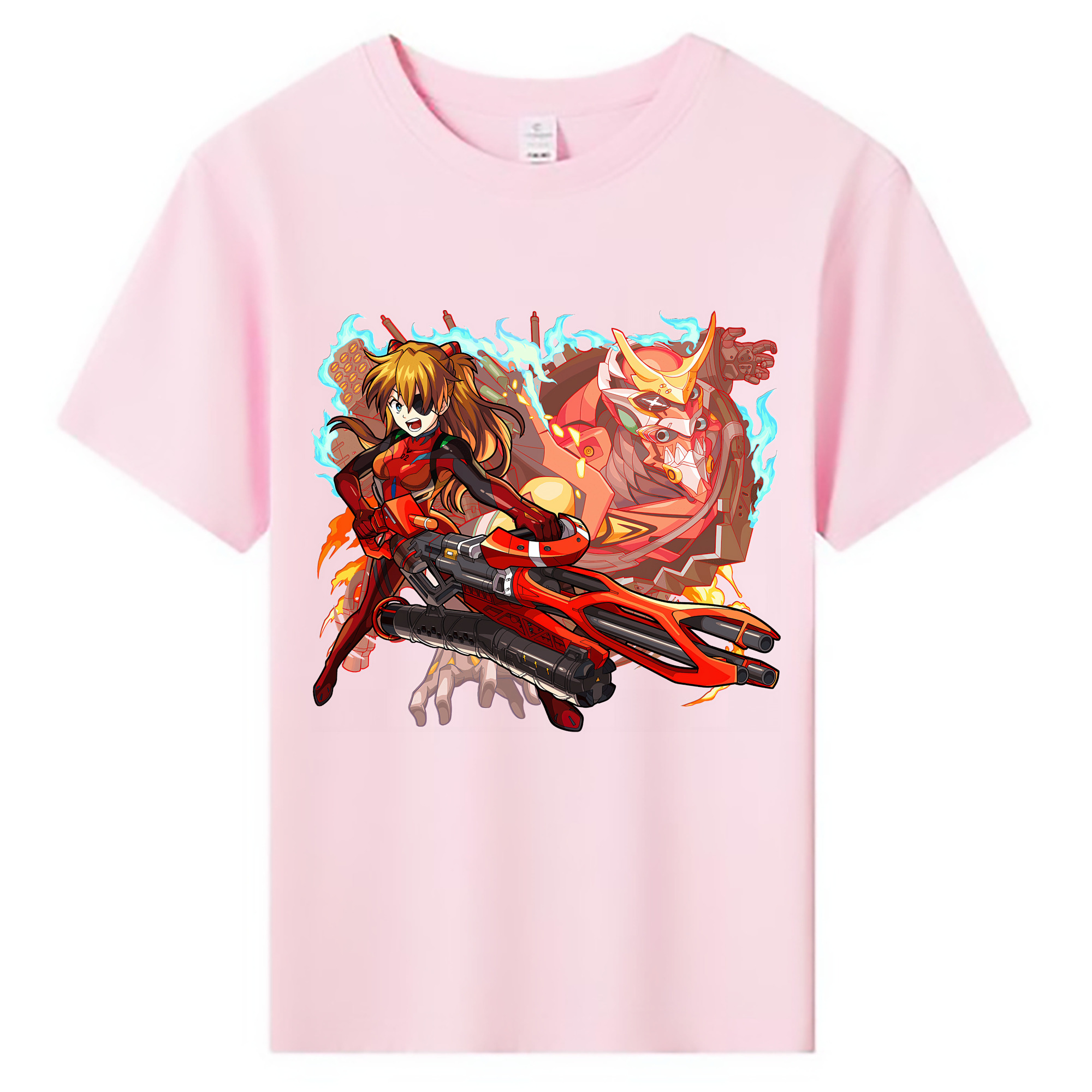 （画像用） EVA 新世紀エヴァンゲリオン 綿100％キッズTシャツ（フロントプリント）