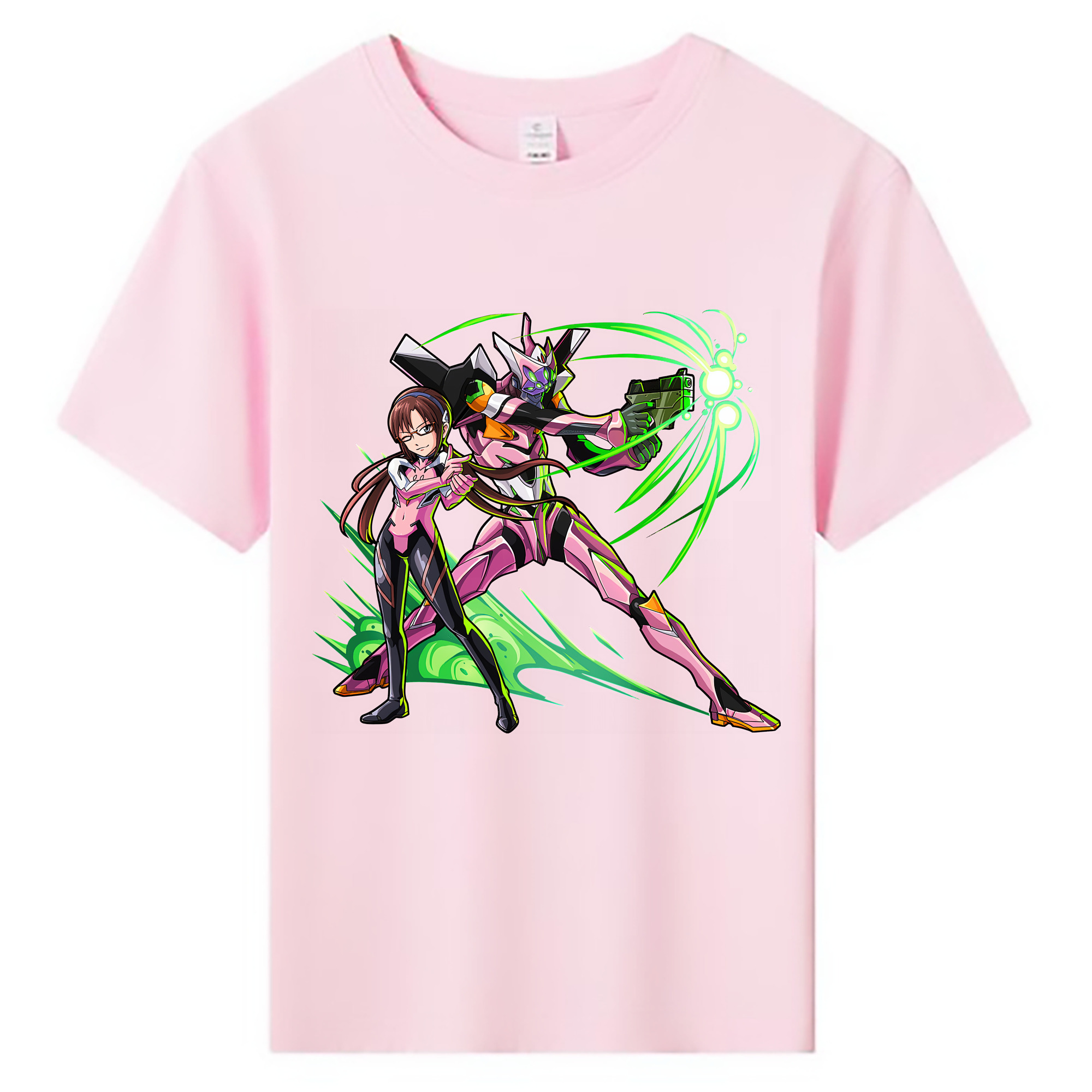（画像用） EVA 新世紀エヴァンゲリオン 綿100％キッズTシャツ（フロントプリント）