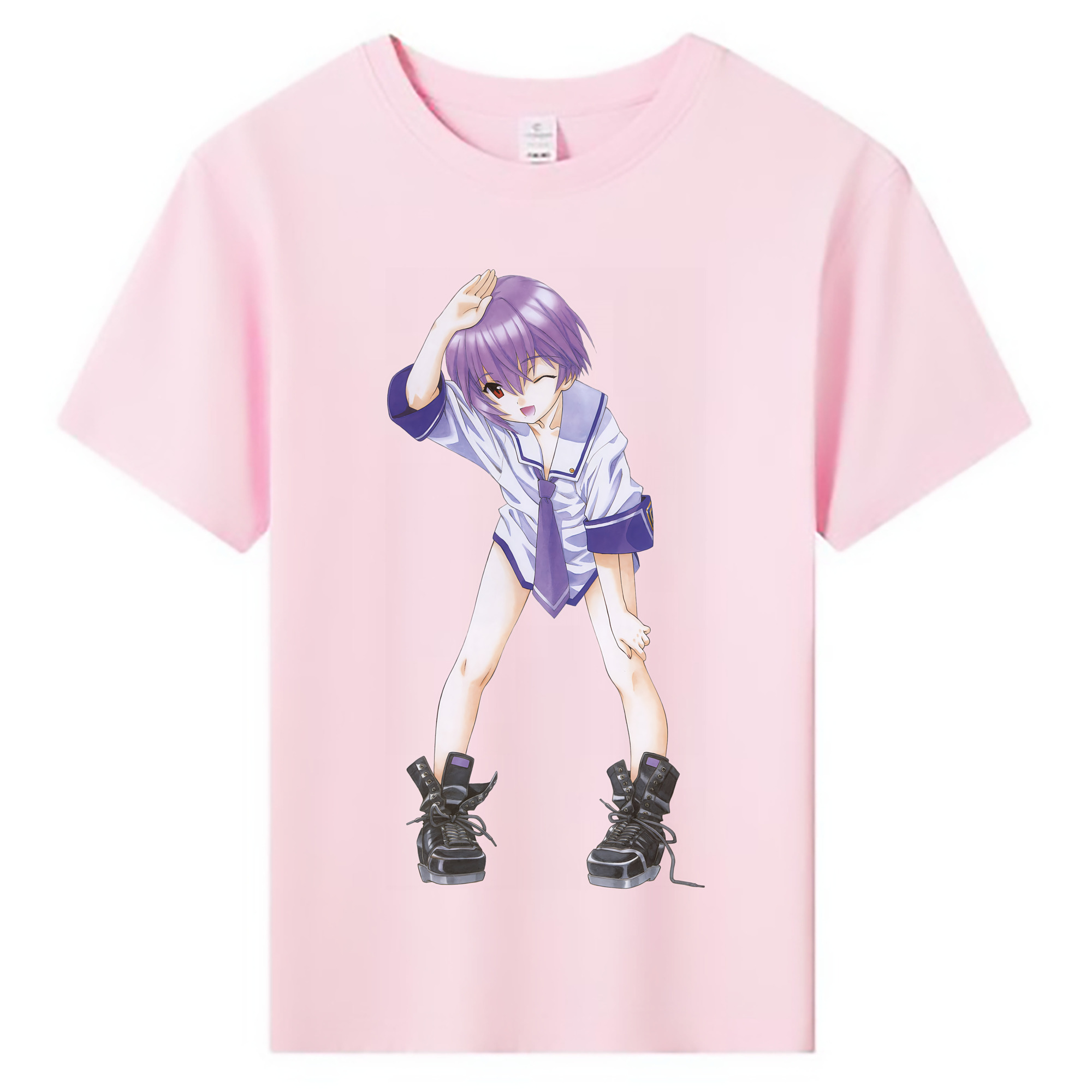 （画像用） EVA 新世紀エヴァンゲリオン 綿100％キッズTシャツ（フロントプリント）