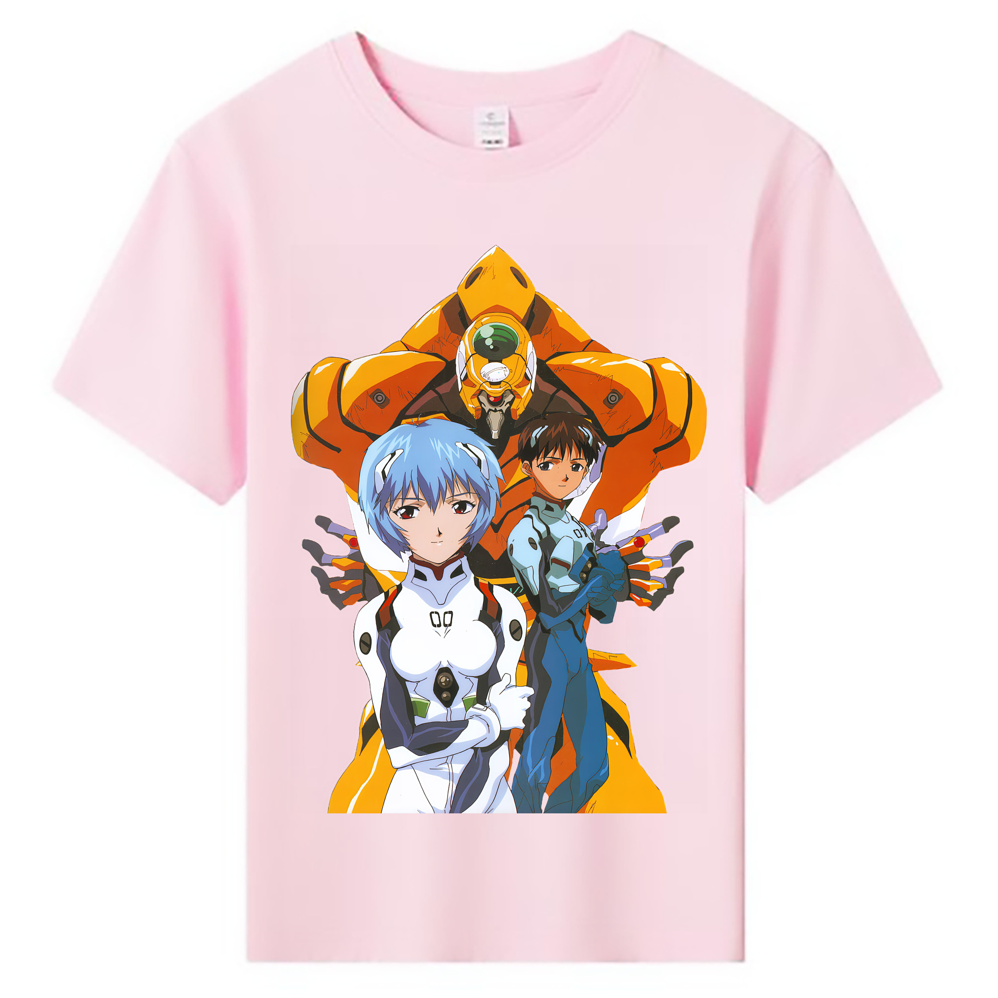 （画像用） EVA 新世紀エヴァンゲリオン 綿100％キッズTシャツ（フロントプリント）