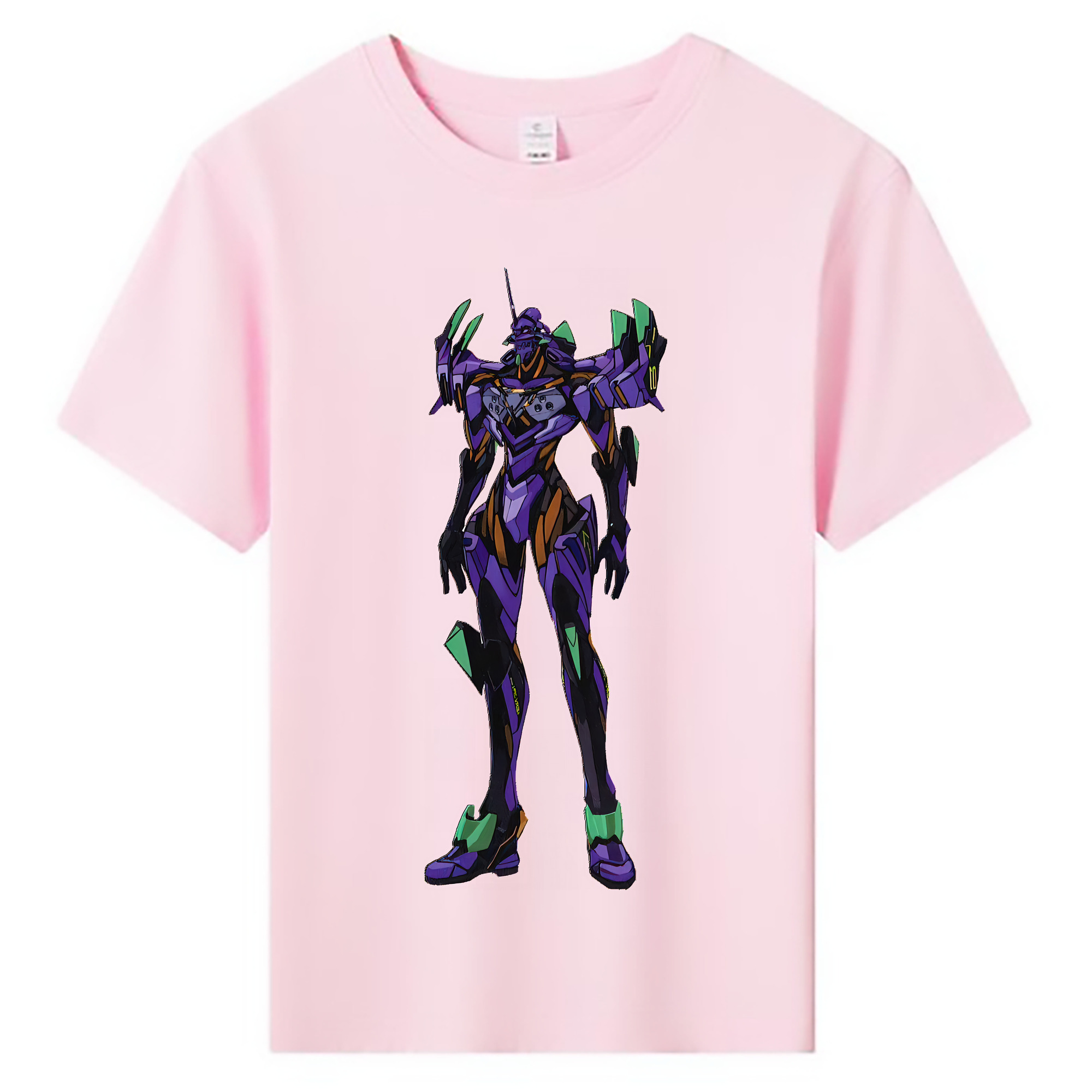 （画像用） EVA 新世紀エヴァンゲリオン 綿100％キッズTシャツ（フロントプリント）
