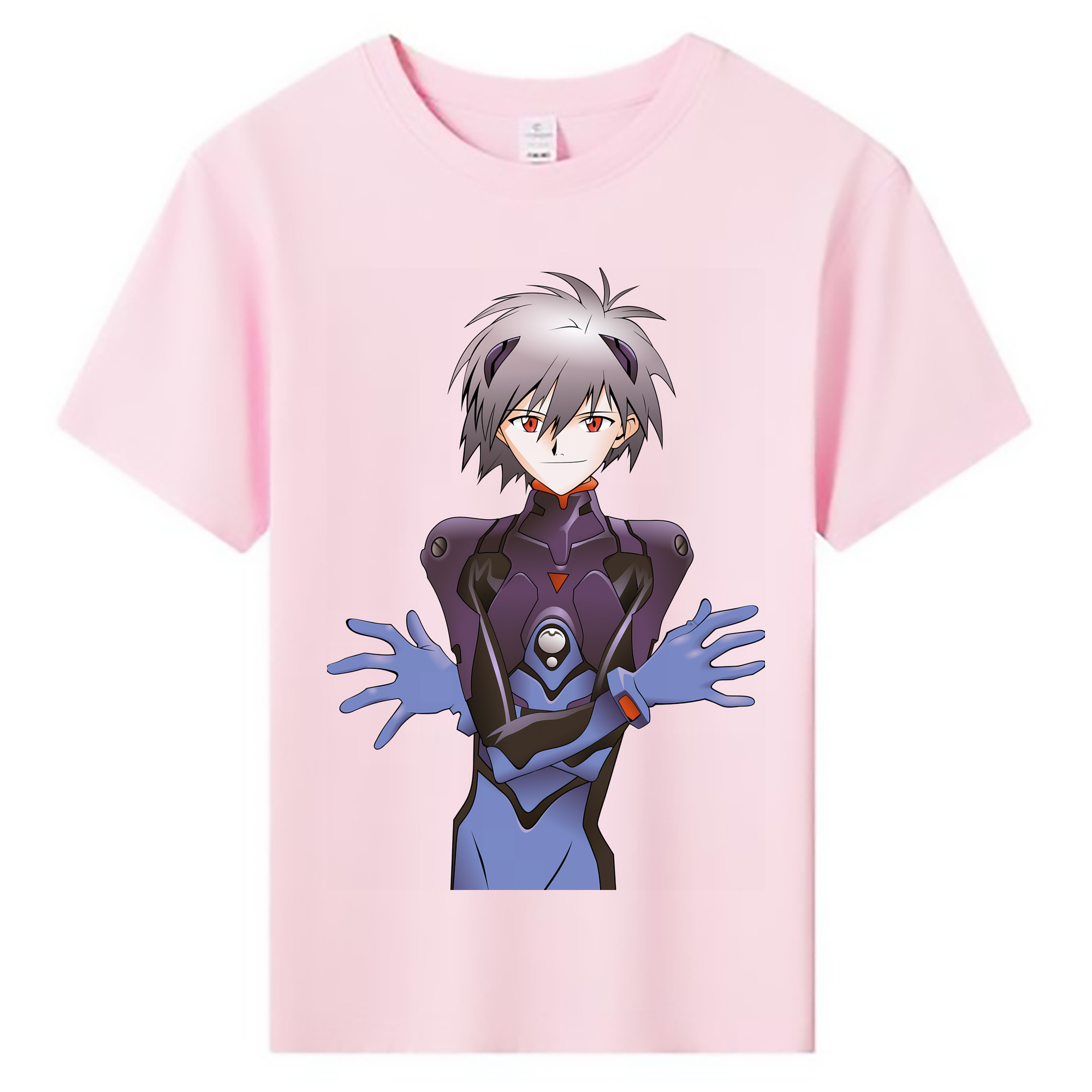 （画像用） EVA 新世紀エヴァンゲリオン 綿100％キッズTシャツ（フロントプリント）