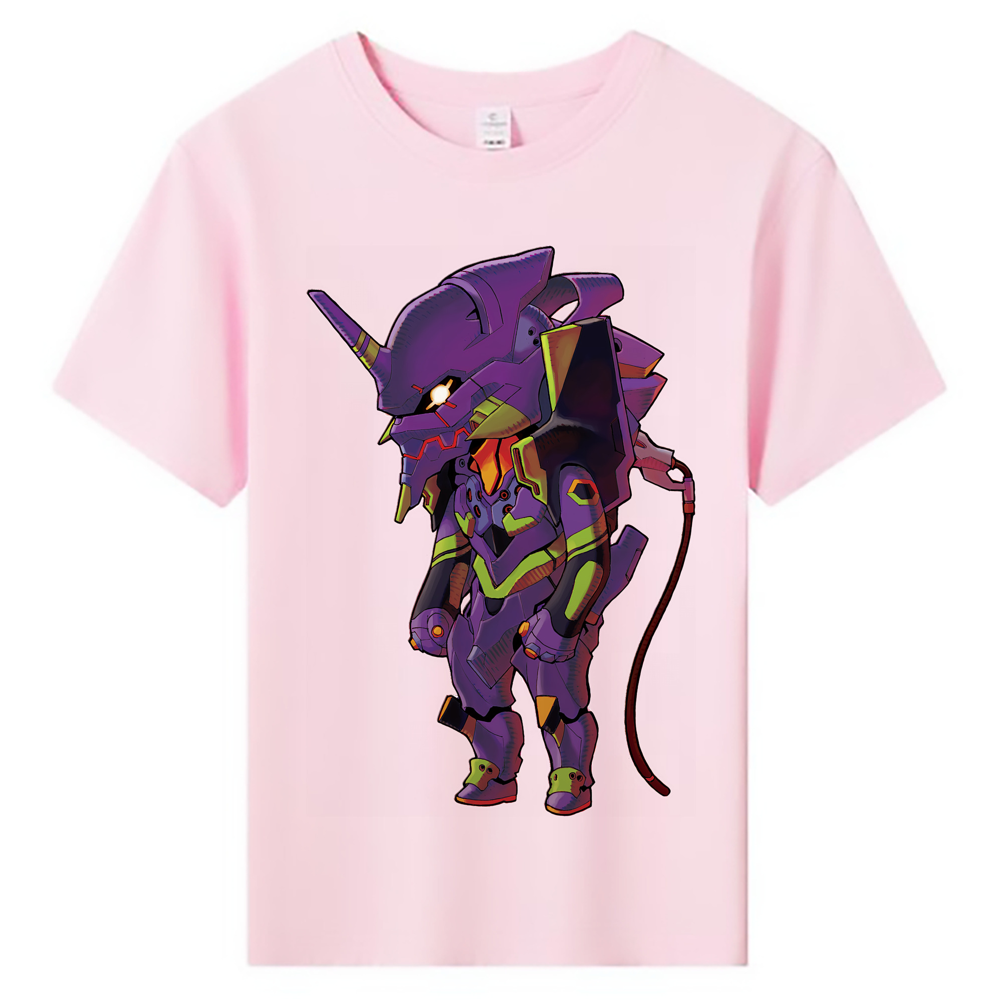 （画像用） EVA 新世紀エヴァンゲリオン 綿100％キッズTシャツ（フロントプリント）
