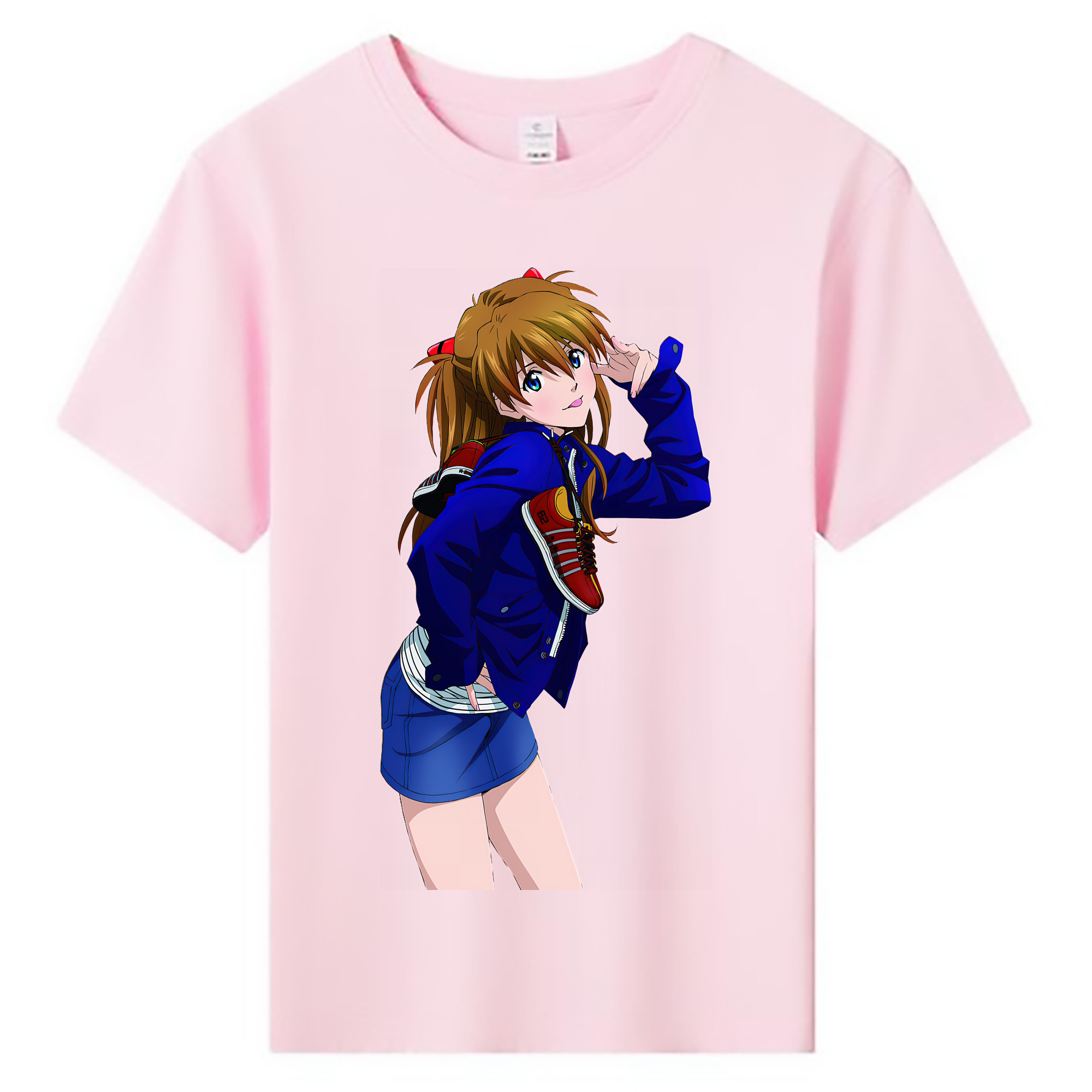 （画像用） EVA 新世紀エヴァンゲリオン 綿100％キッズTシャツ（フロントプリント）