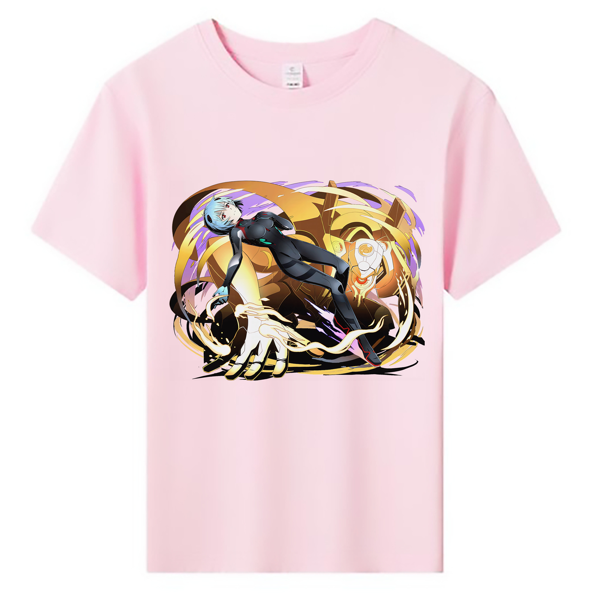 （画像用） EVA 新世紀エヴァンゲリオン 綿100％キッズTシャツ（フロントプリント）