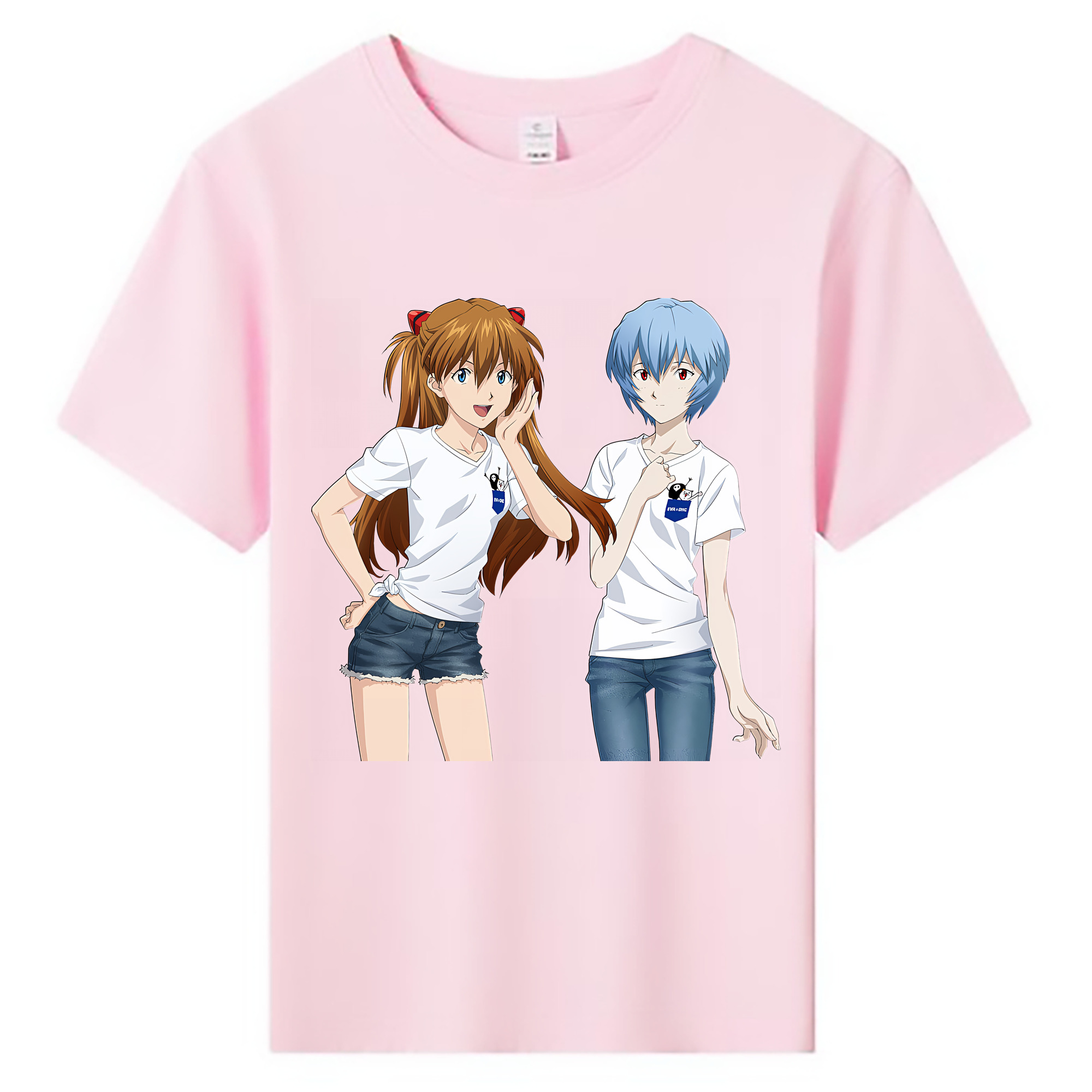 （画像用） EVA 新世紀エヴァンゲリオン 綿100％キッズTシャツ（フロントプリント）