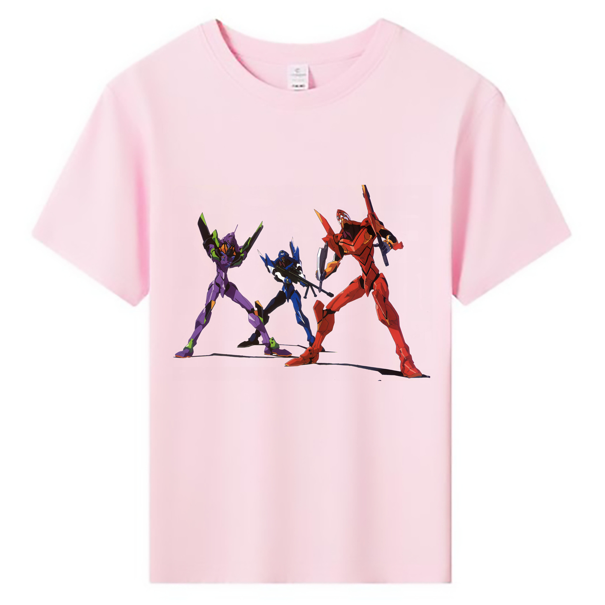 （画像用） EVA 新世紀エヴァンゲリオン 綿100％キッズTシャツ（フロントプリント）