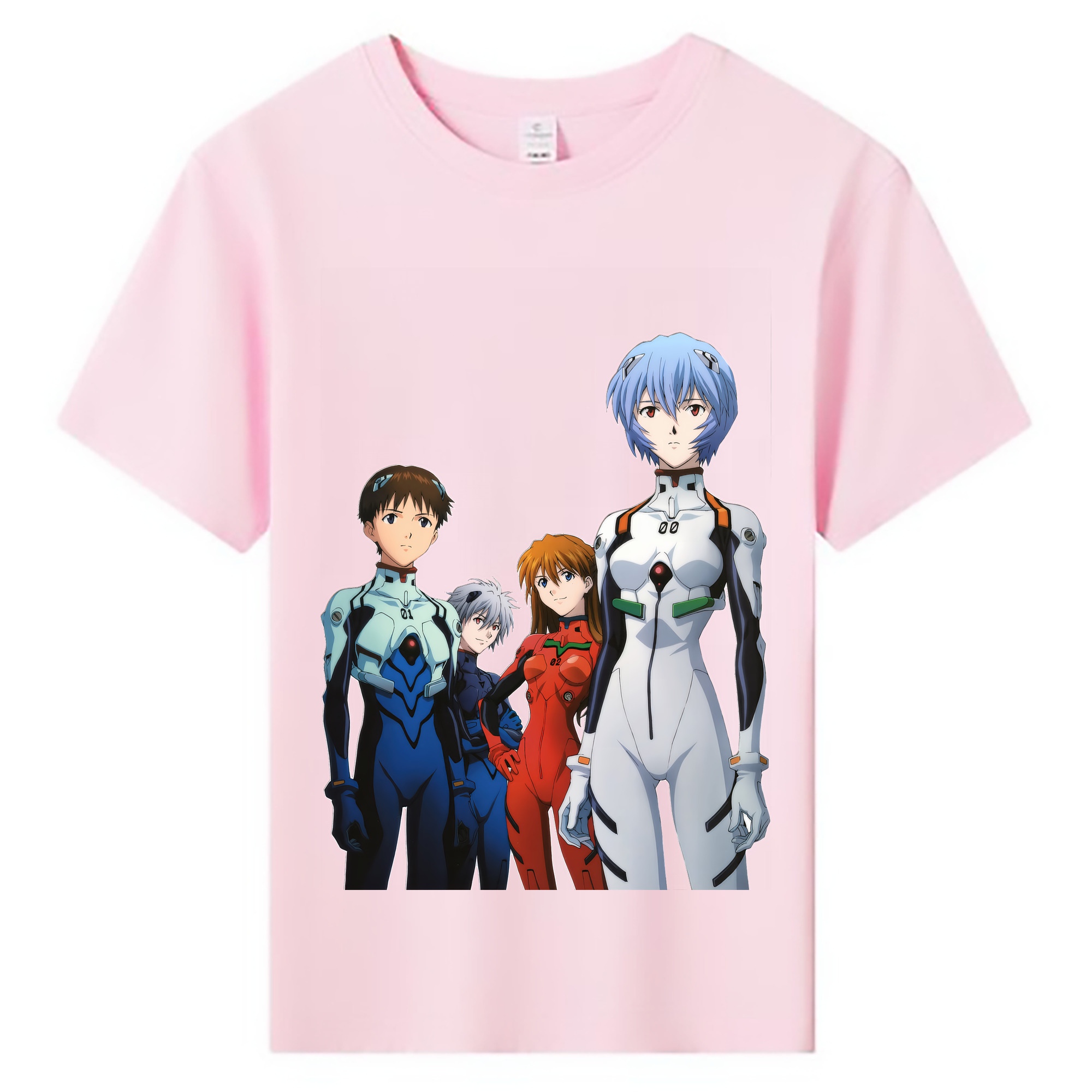 （画像用） EVA 新世紀エヴァンゲリオン 綿100％キッズTシャツ（フロントプリント）