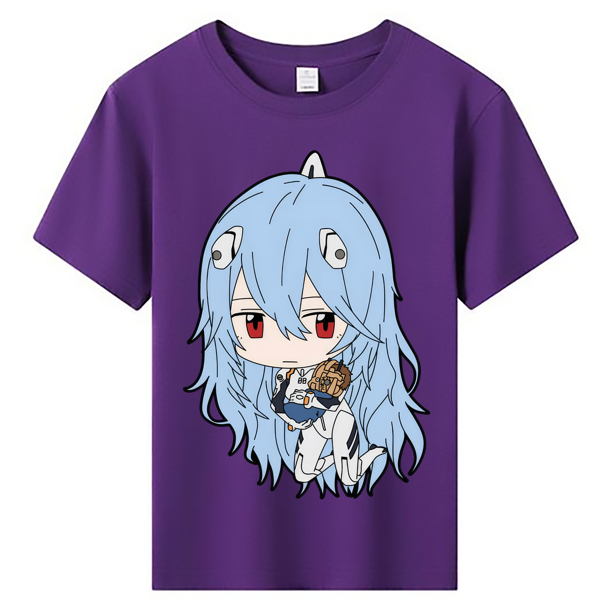 （画像用） EVA 新世紀エヴァンゲリオン 綿100％キッズTシャツ（フロントプリント）