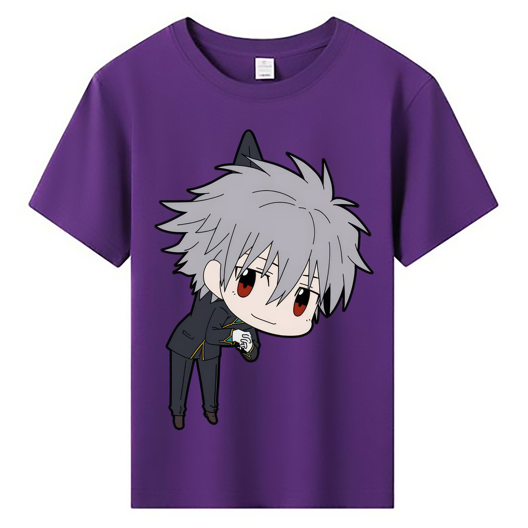 （画像用） EVA 新世紀エヴァンゲリオン 綿100％キッズTシャツ（フロントプリント）