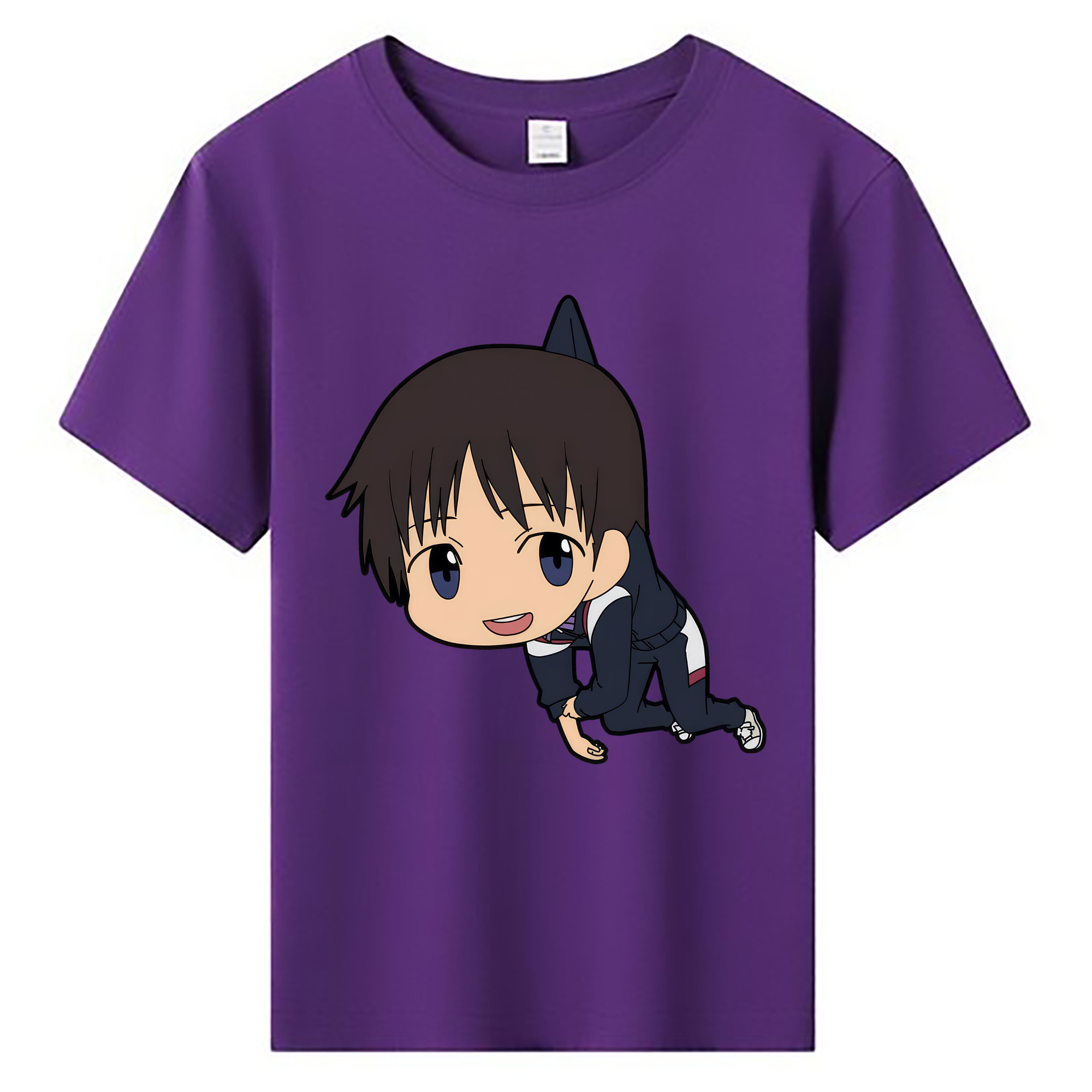 （画像用） EVA 新世紀エヴァンゲリオン 綿100％キッズTシャツ（フロントプリント）