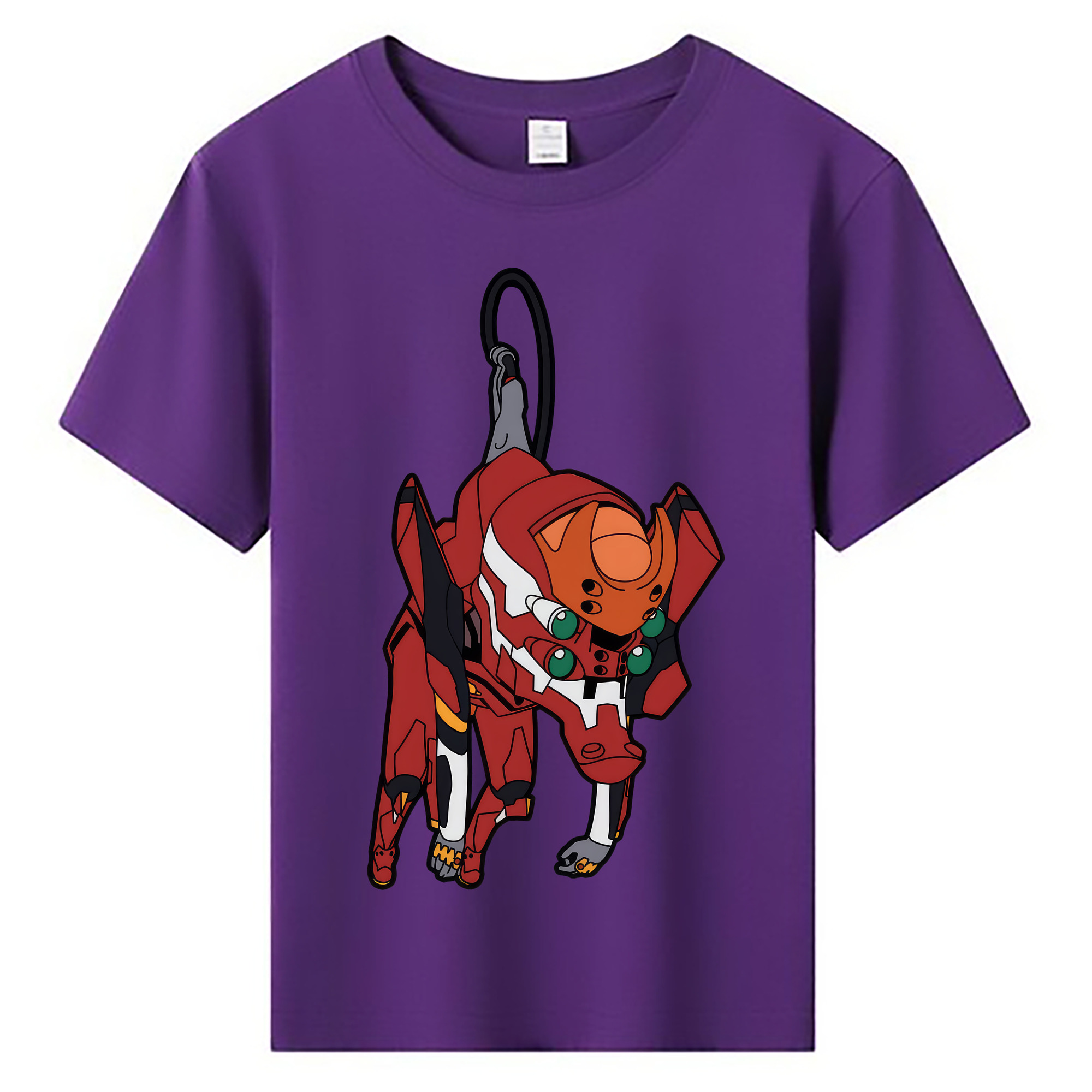 （画像用） EVA 新世紀エヴァンゲリオン 綿100％キッズTシャツ（フロントプリント）