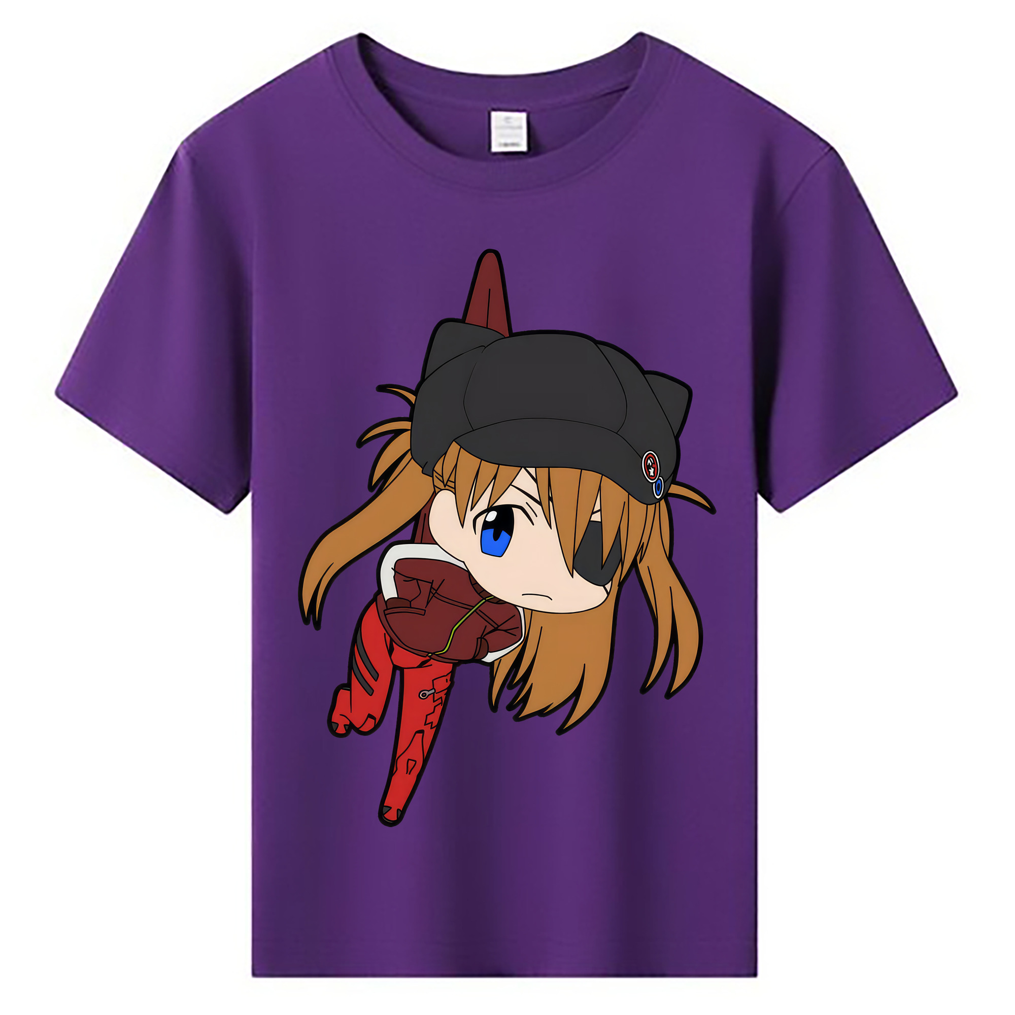 （画像用） EVA 新世紀エヴァンゲリオン 綿100％キッズTシャツ（フロントプリント）