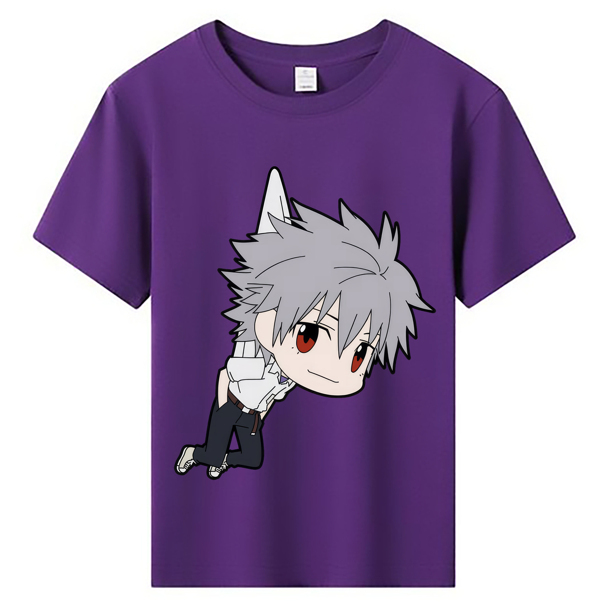 （画像用） EVA 新世紀エヴァンゲリオン 綿100％キッズTシャツ（フロントプリント）