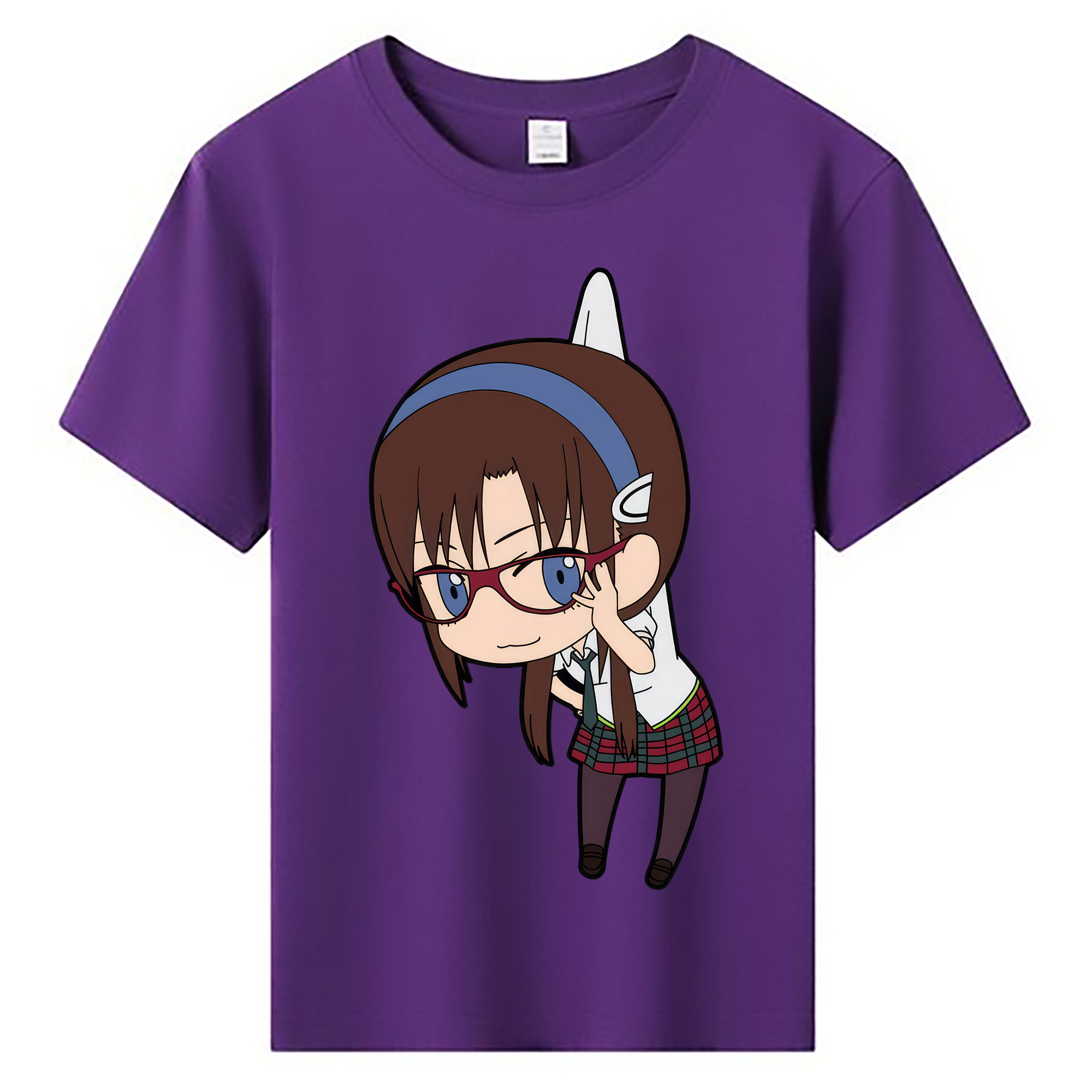 （画像用） EVA 新世紀エヴァンゲリオン 綿100％キッズTシャツ（フロントプリント）