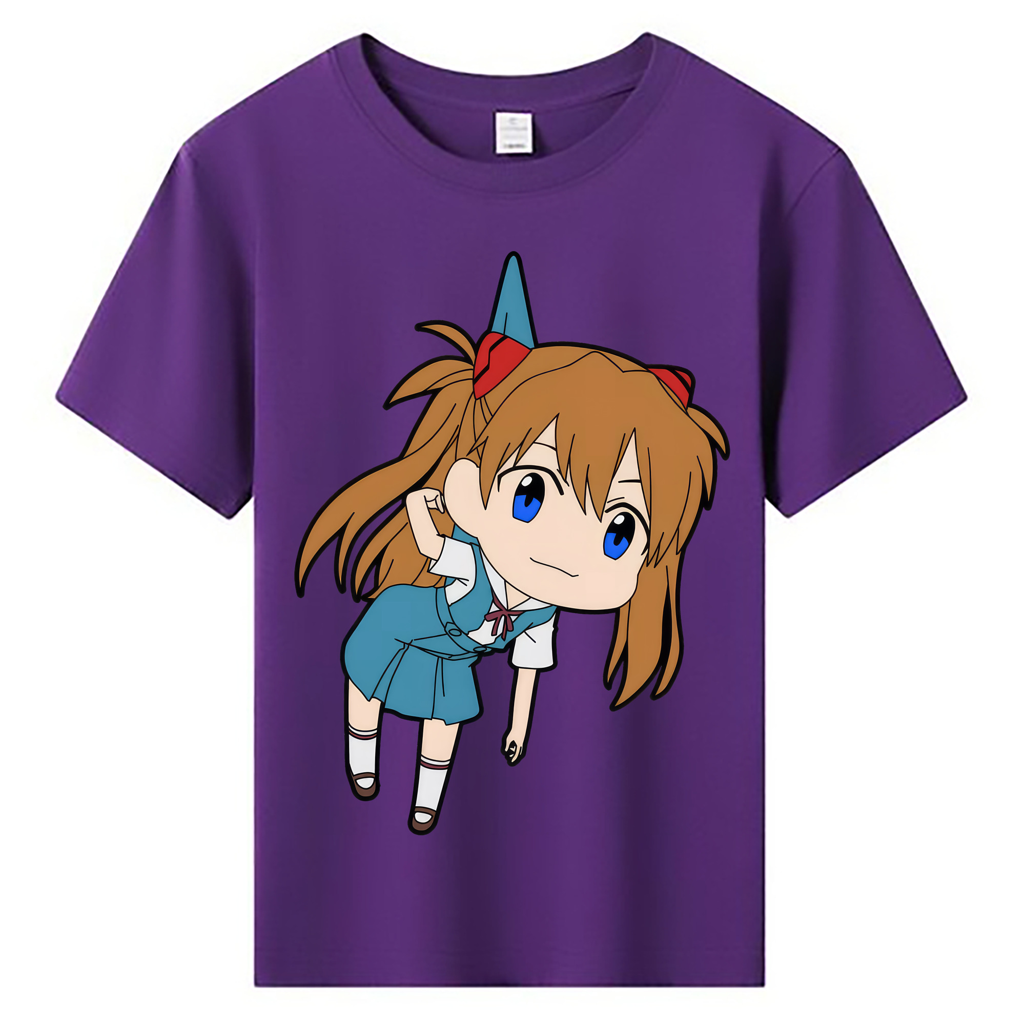（画像用） EVA 新世紀エヴァンゲリオン 綿100％キッズTシャツ（フロントプリント）