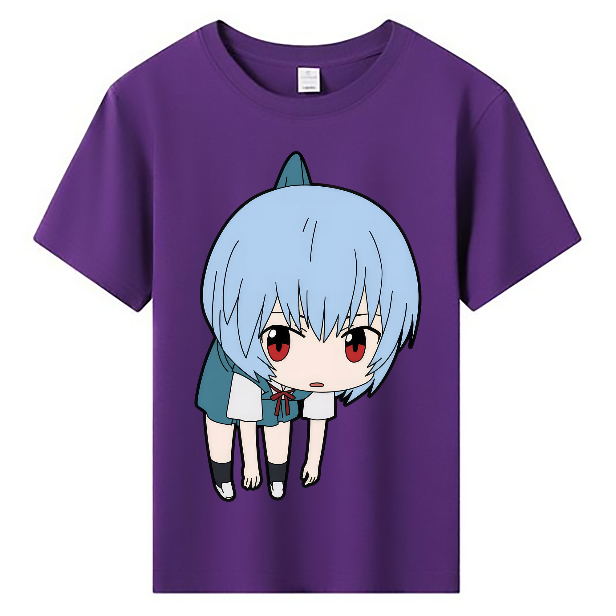 （画像用） EVA 新世紀エヴァンゲリオン 綿100％キッズTシャツ（フロントプリント）