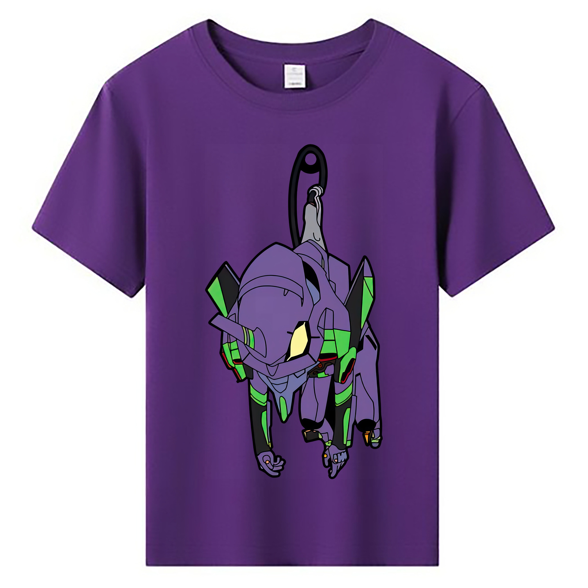 （画像用） EVA 新世紀エヴァンゲリオン 綿100％キッズTシャツ（フロントプリント）