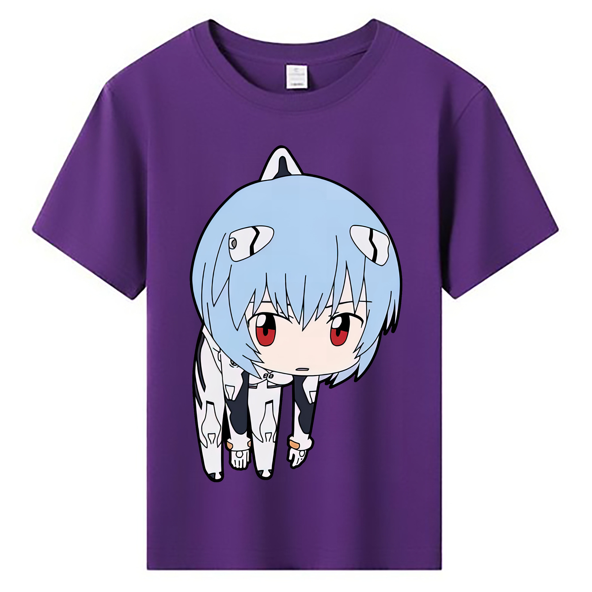 （画像用） EVA 新世紀エヴァンゲリオン 綿100％キッズTシャツ（フロントプリント）