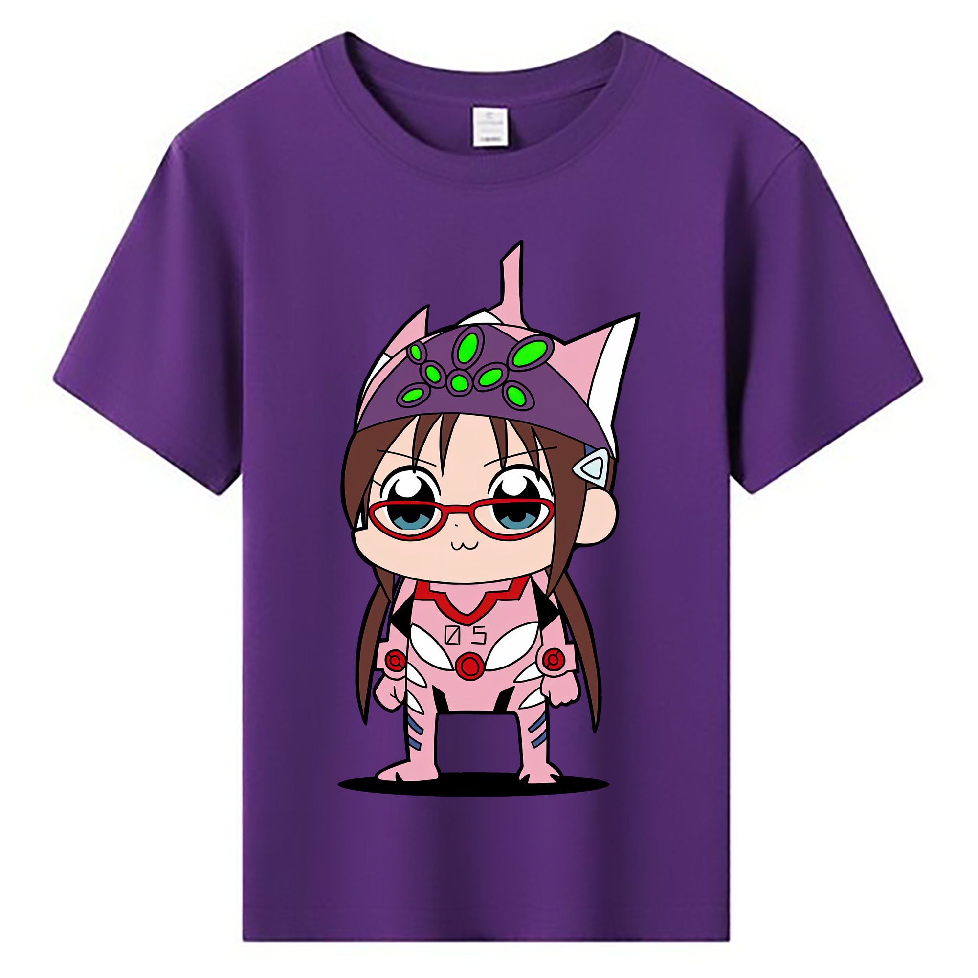 （画像用） EVA 新世紀エヴァンゲリオン 綿100％キッズTシャツ（フロントプリント）
