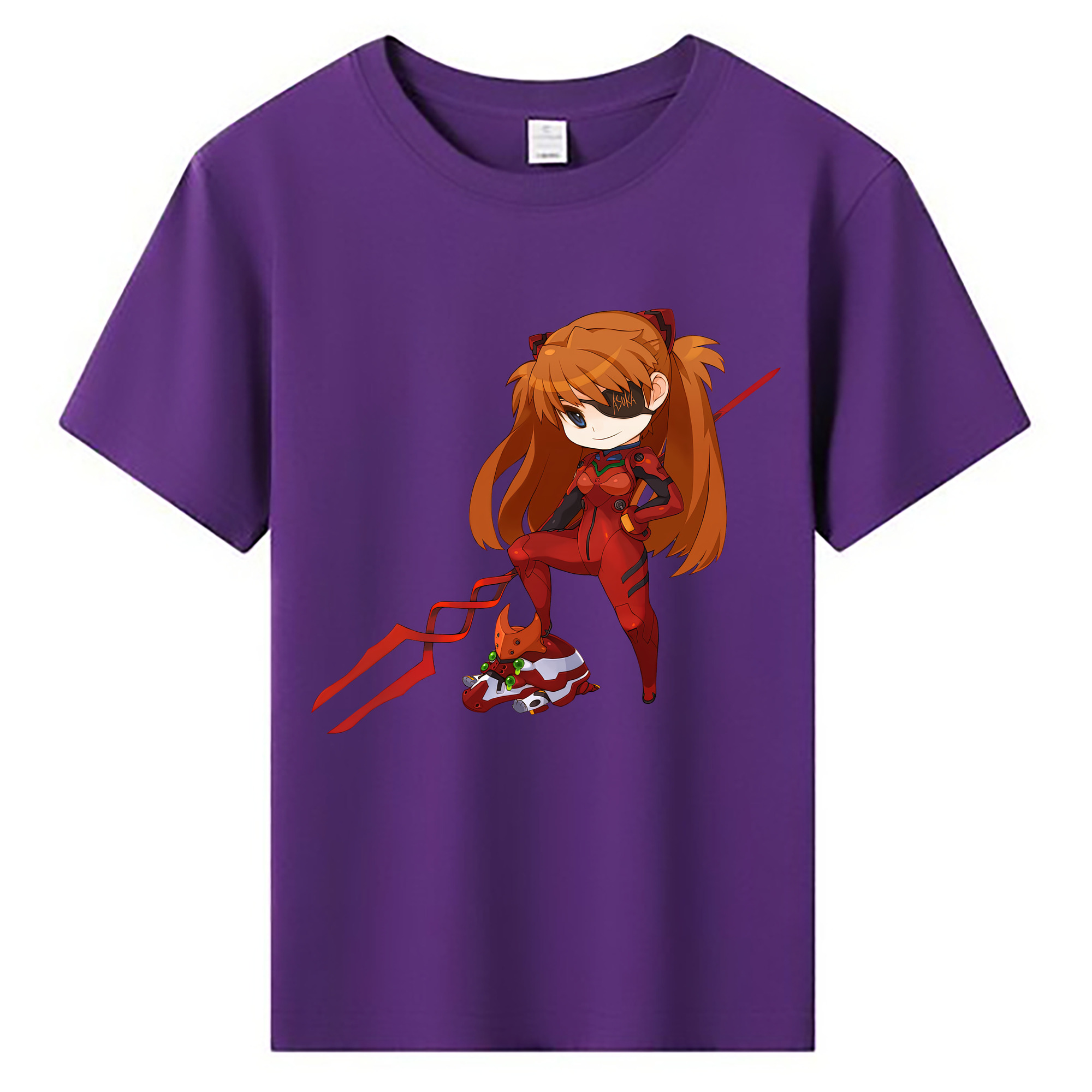 （画像用） EVA 新世紀エヴァンゲリオン 綿100％キッズTシャツ（フロントプリント）