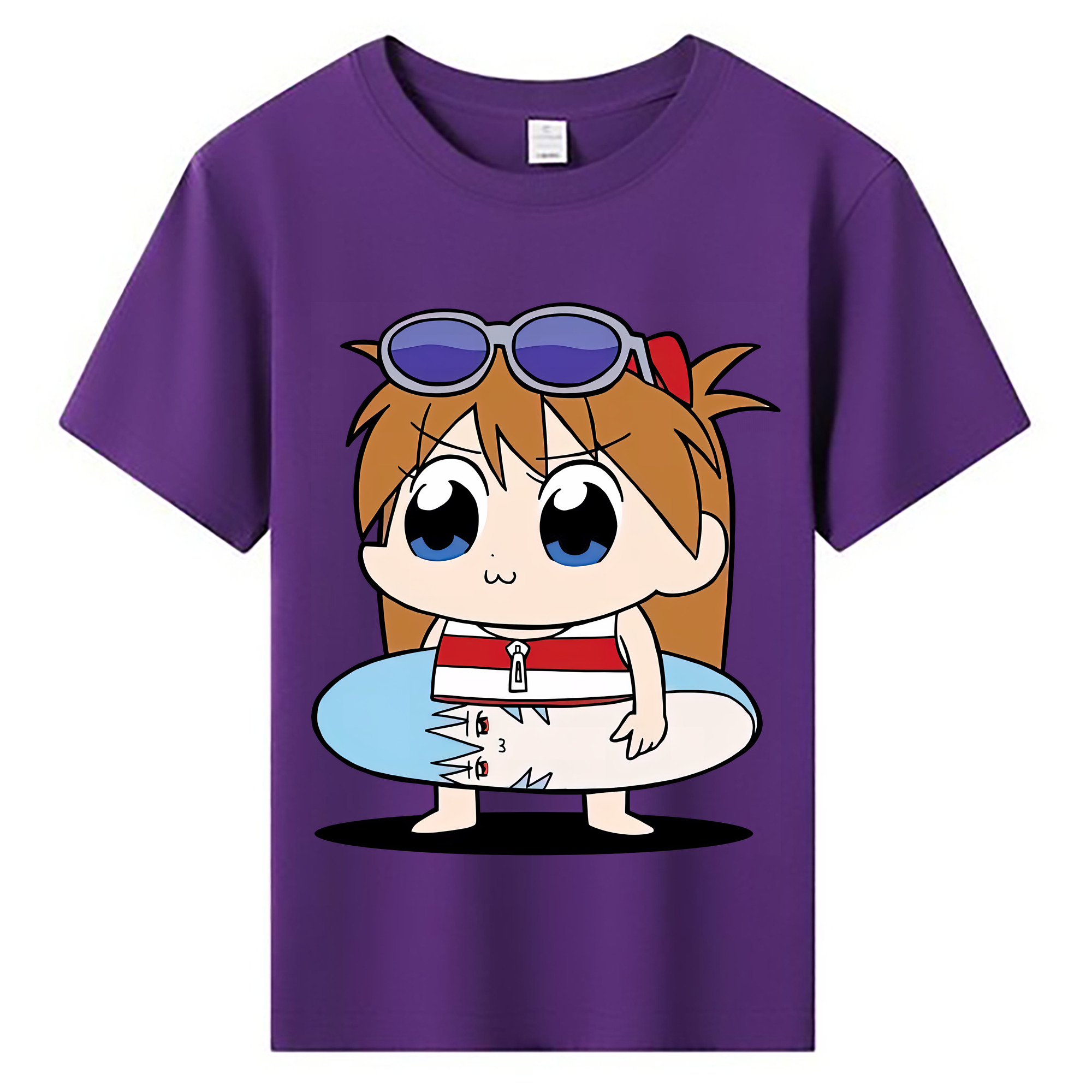 （画像用） EVA 新世紀エヴァンゲリオン 綿100％キッズTシャツ（フロントプリント）