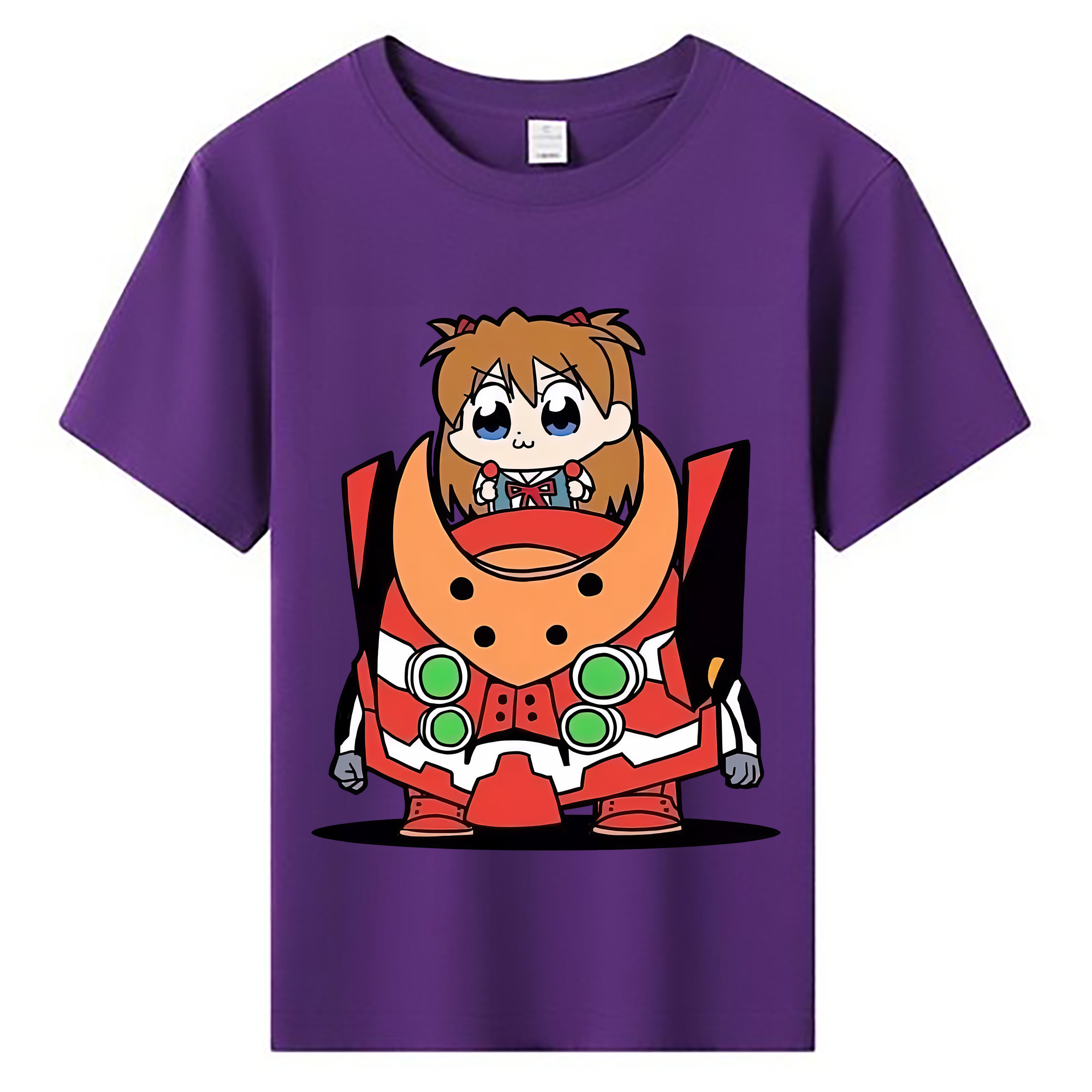 （画像用） EVA 新世紀エヴァンゲリオン 綿100％キッズTシャツ（フロントプリント）