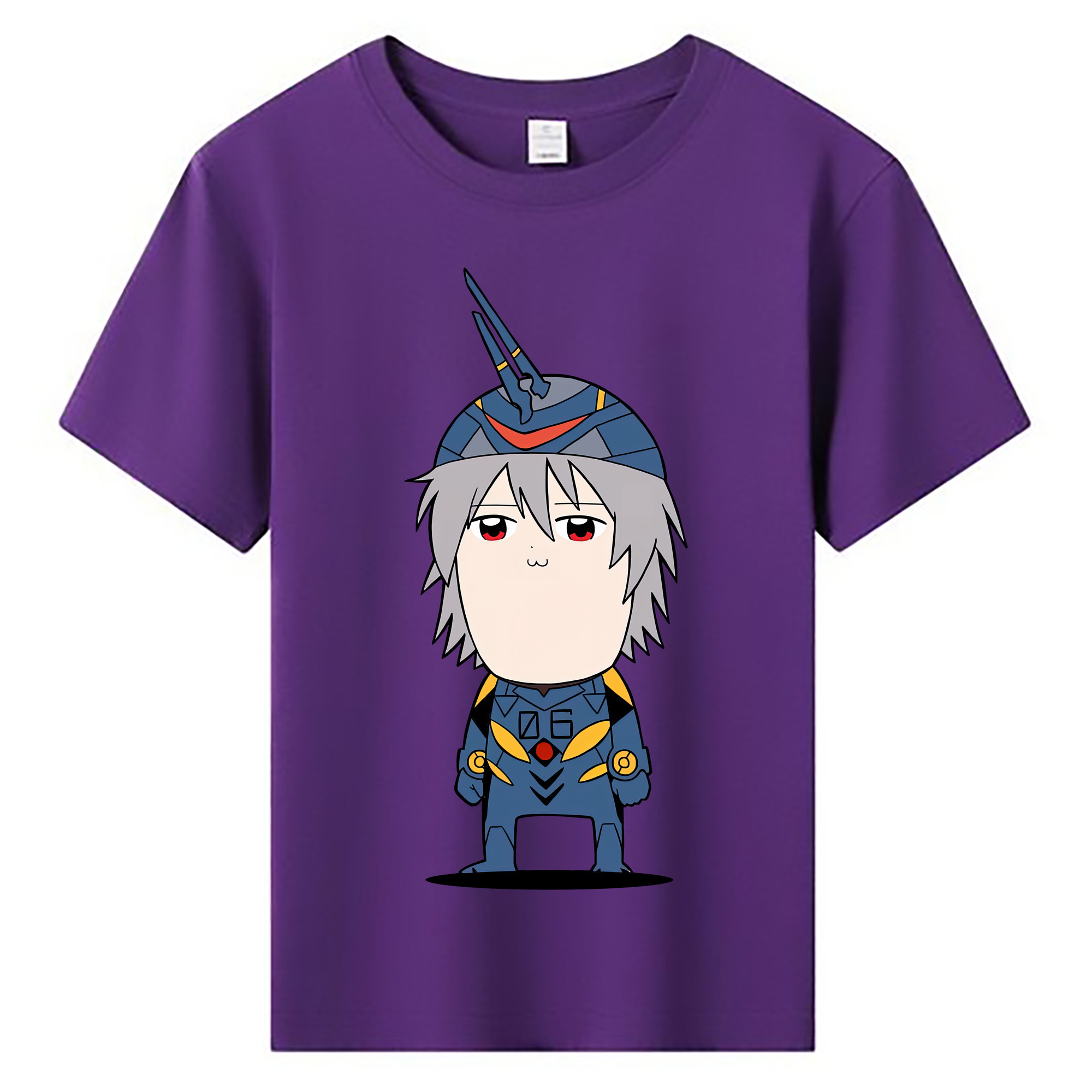 （画像用） EVA 新世紀エヴァンゲリオン 綿100％キッズTシャツ（フロントプリント）