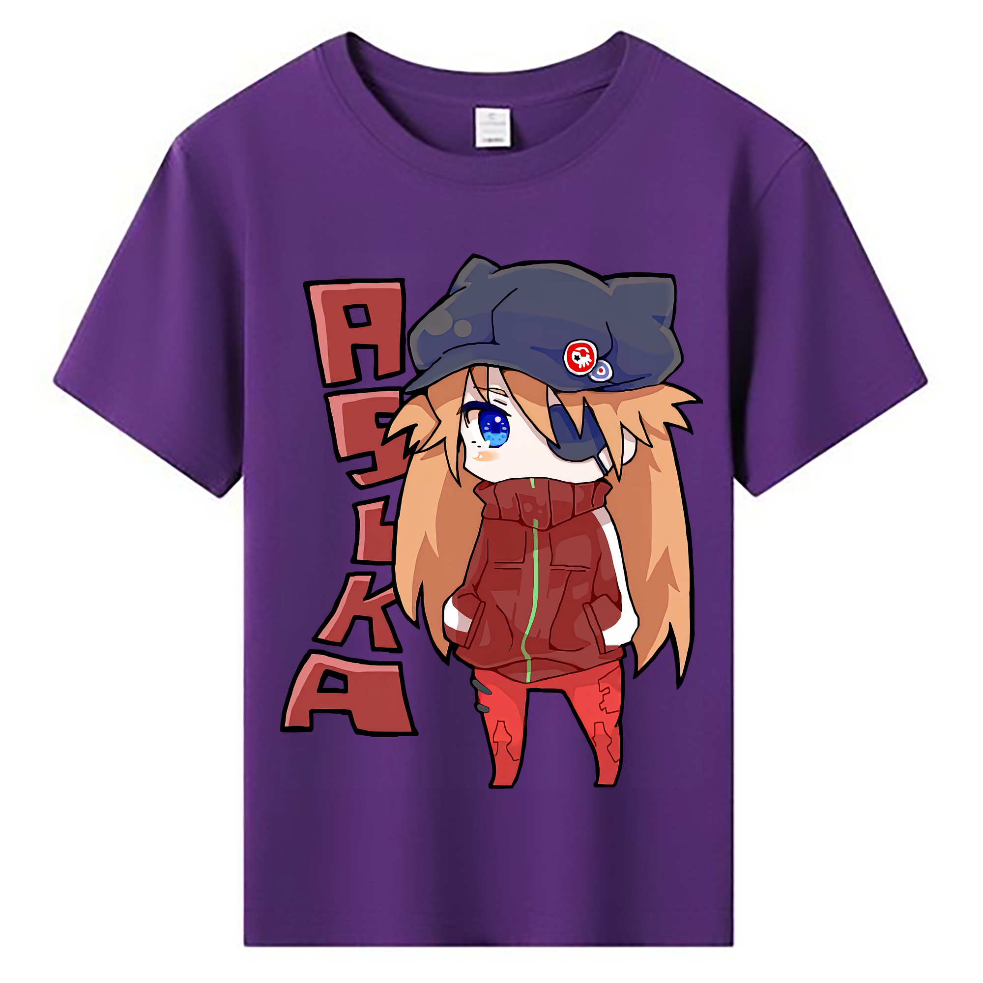 （画像用） EVA 新世紀エヴァンゲリオン 綿100％キッズTシャツ（フロントプリント）