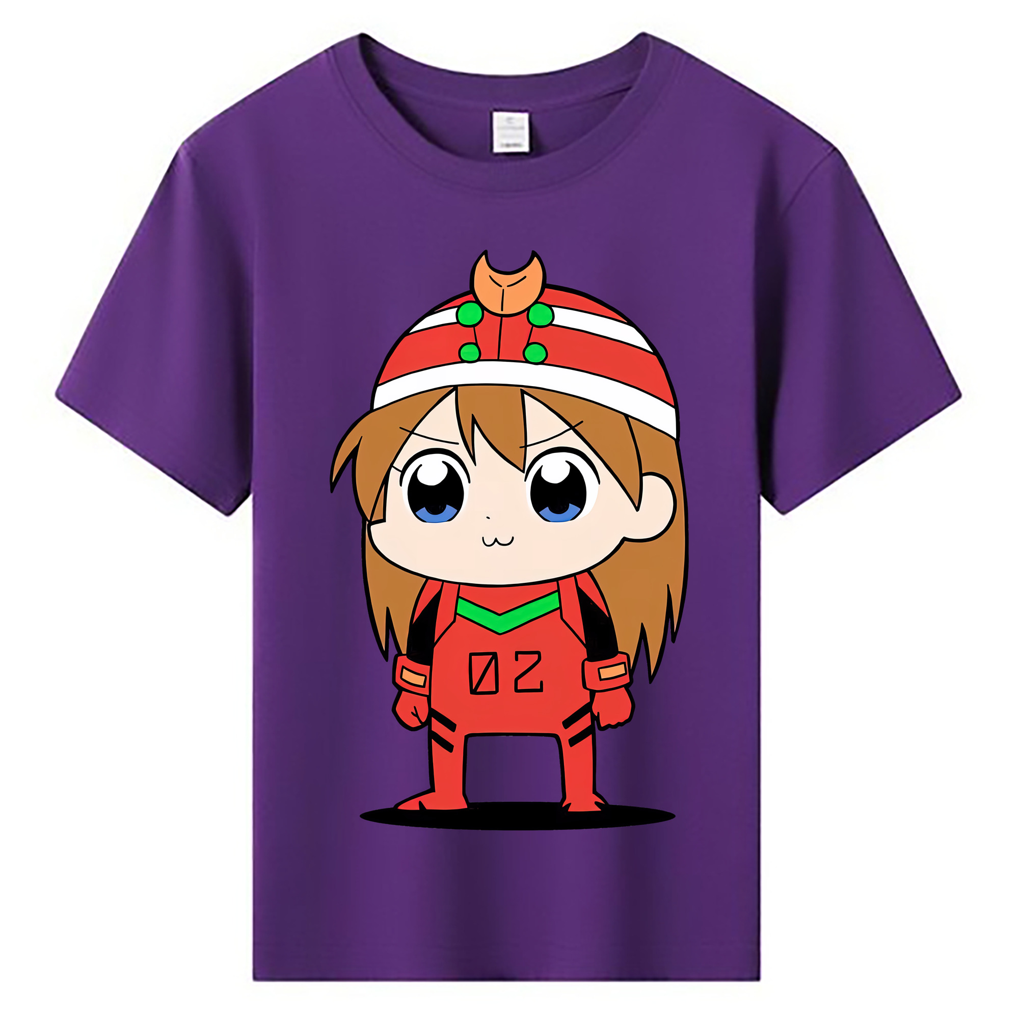 （画像用） EVA 新世紀エヴァンゲリオン 綿100％キッズTシャツ（フロントプリント）