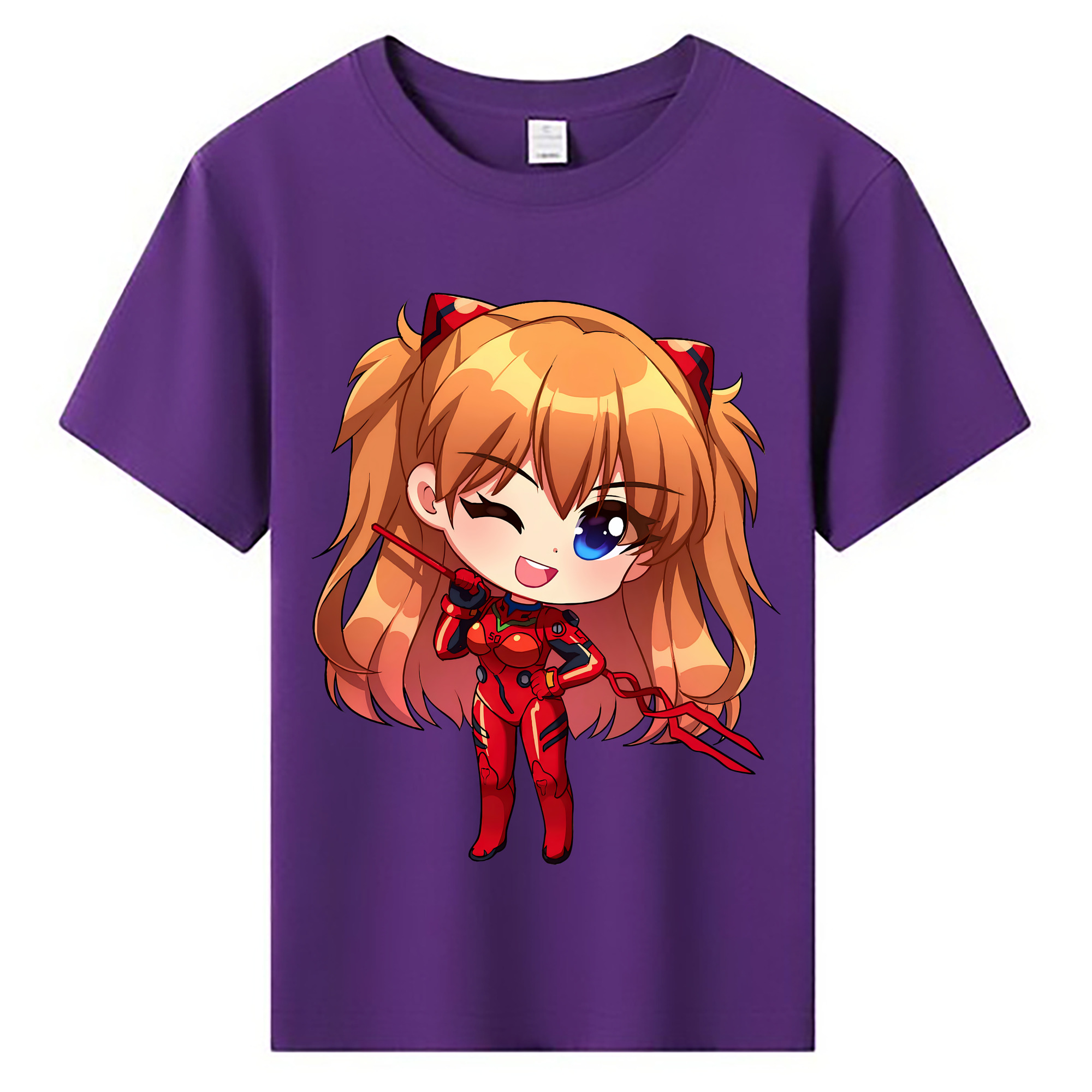 （画像用） EVA 新世紀エヴァンゲリオン 綿100％キッズTシャツ（フロントプリント）