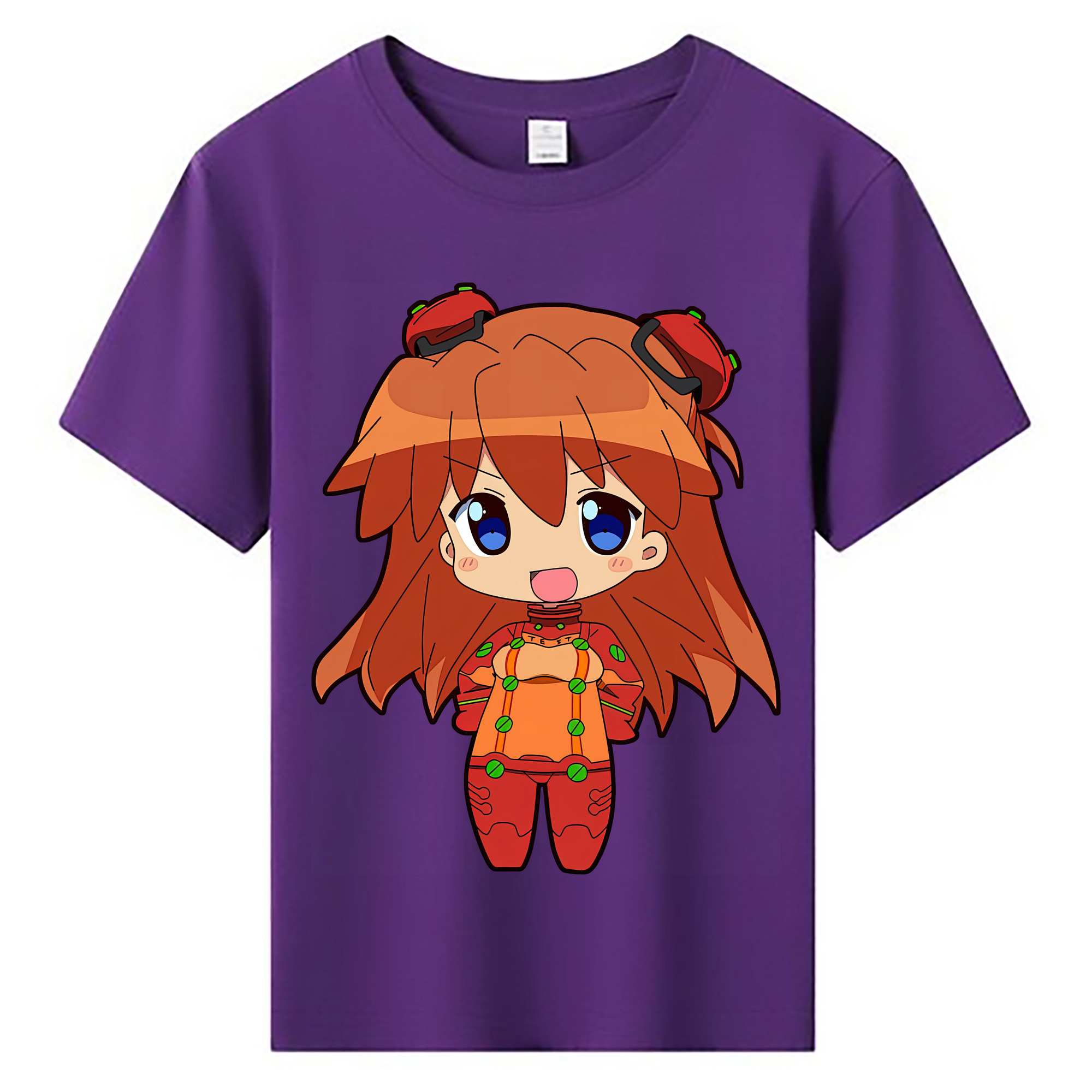 （画像用） EVA 新世紀エヴァンゲリオン 綿100％キッズTシャツ（フロントプリント）
