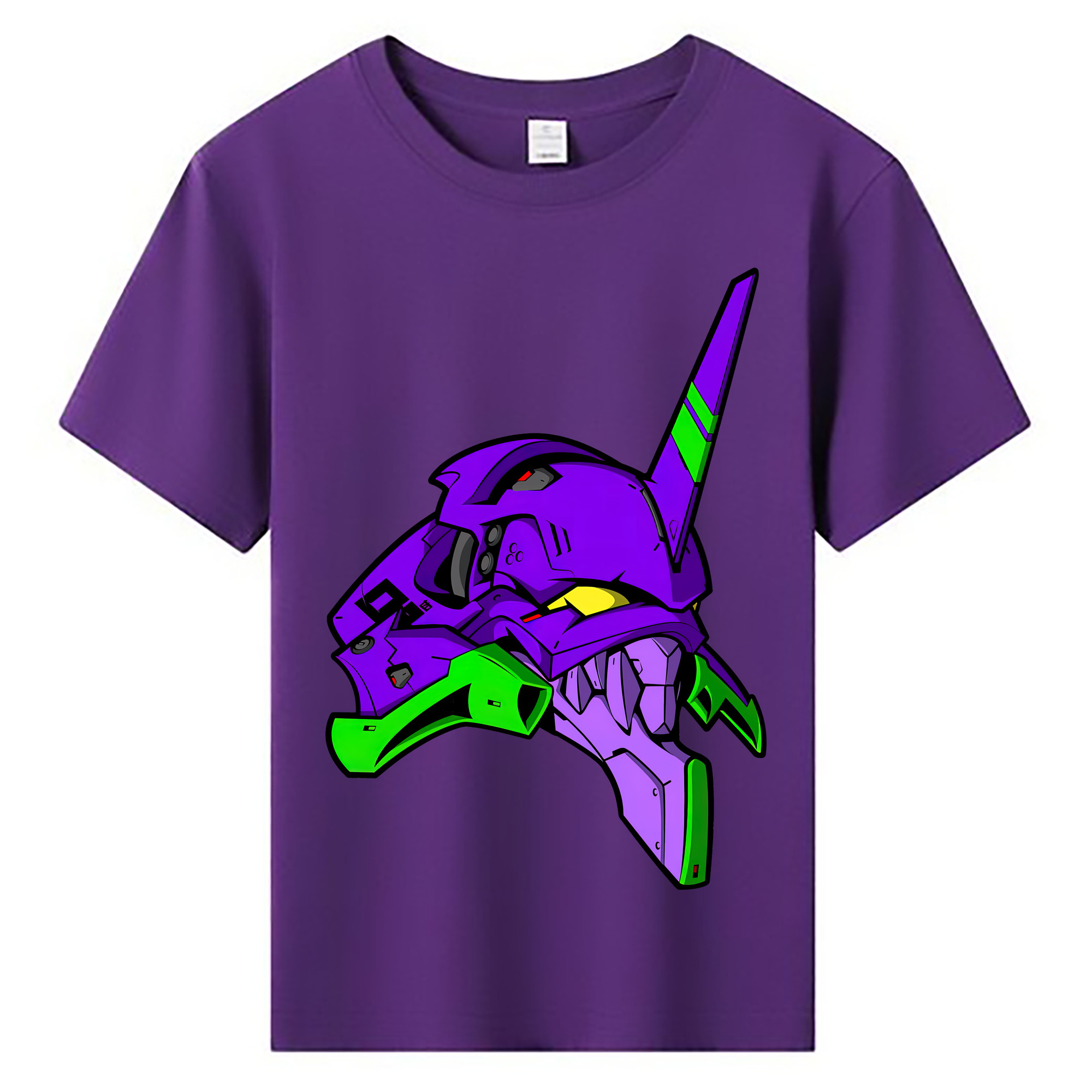 （画像用） EVA 新世紀エヴァンゲリオン 綿100％キッズTシャツ（フロントプリント）