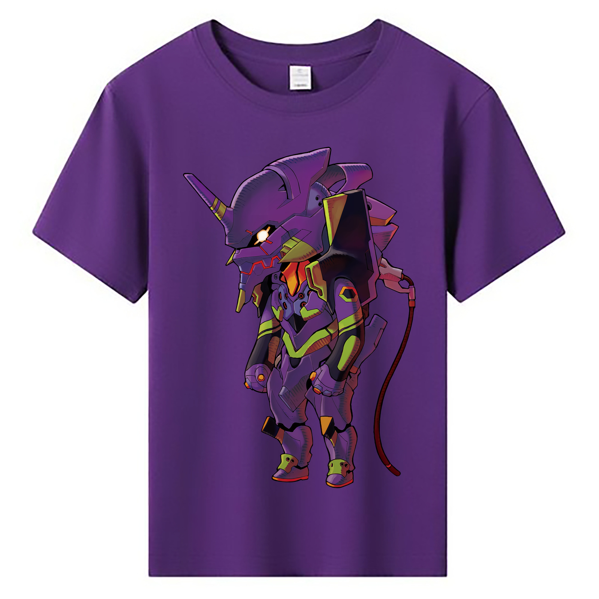 （画像用） EVA 新世紀エヴァンゲリオン 綿100％キッズTシャツ（フロントプリント）