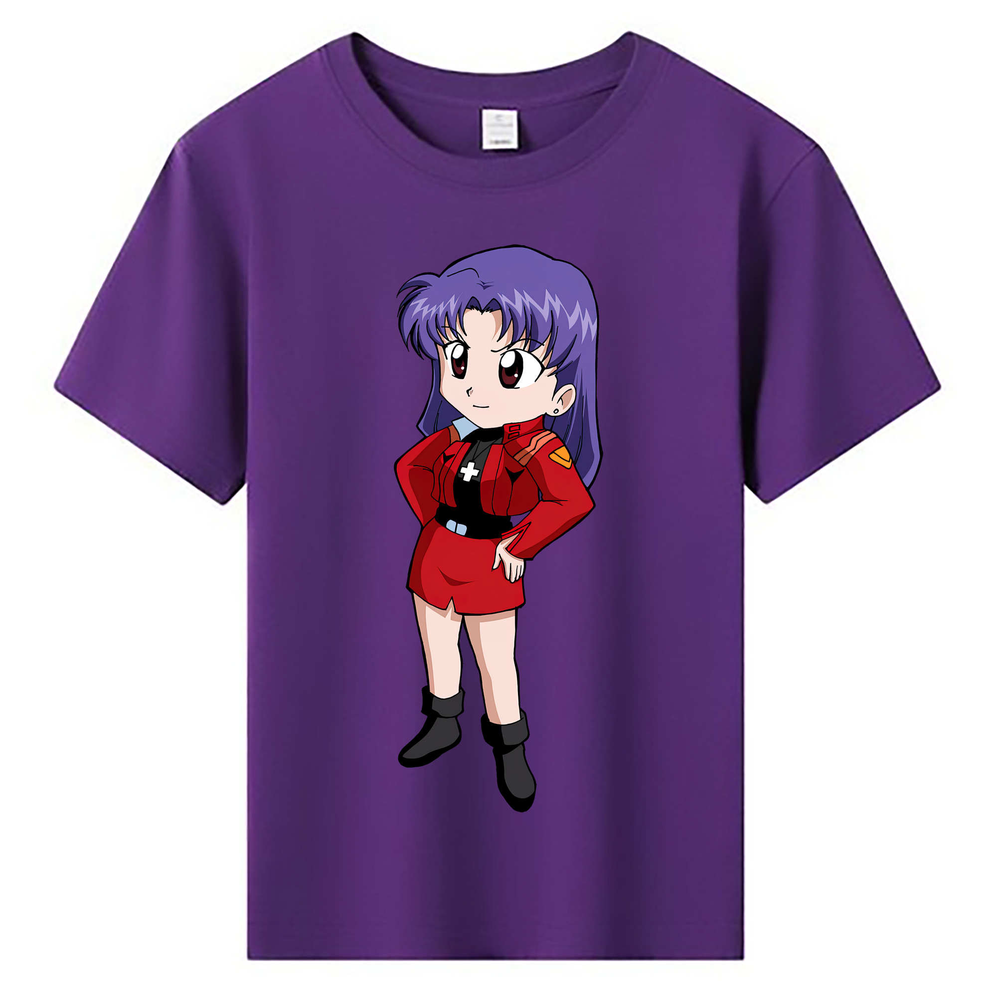 （画像用） EVA 新世紀エヴァンゲリオン 綿100％キッズTシャツ（フロントプリント）