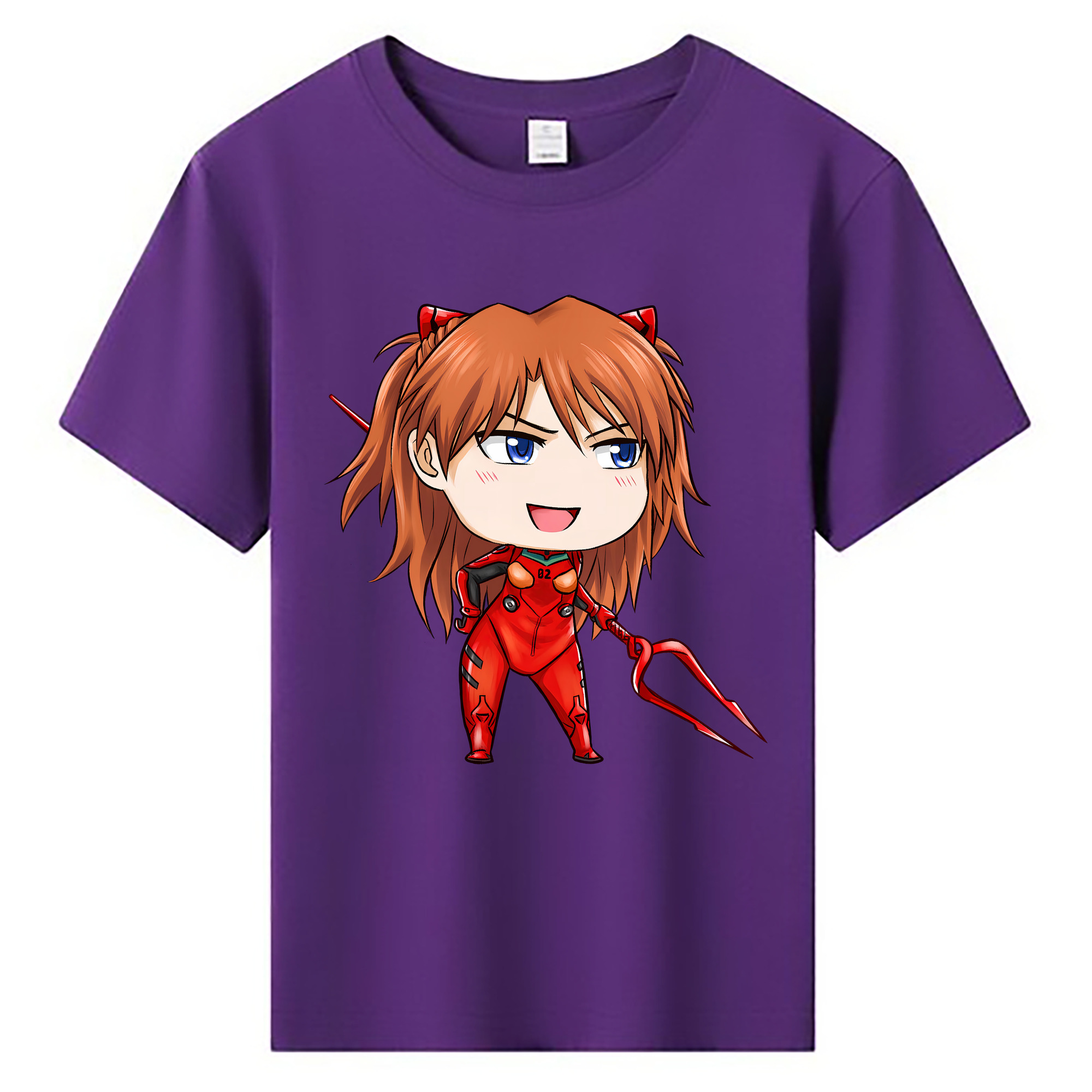 （画像用） EVA 新世紀エヴァンゲリオン 綿100％キッズTシャツ（フロントプリント）