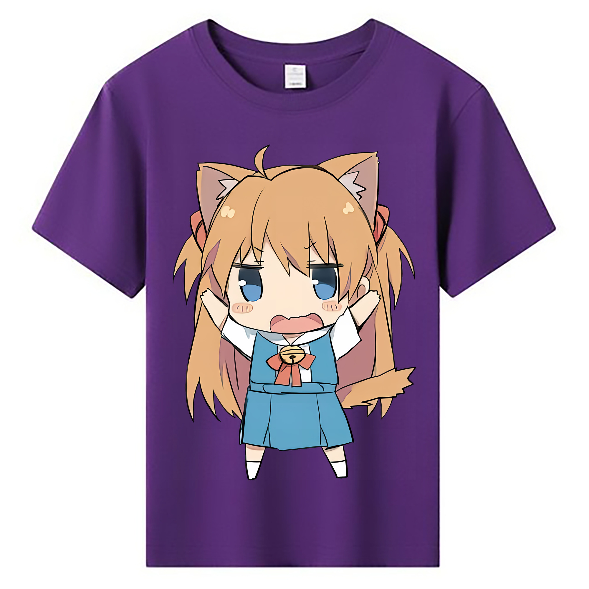 （画像用） EVA 新世紀エヴァンゲリオン 綿100％キッズTシャツ（フロントプリント）