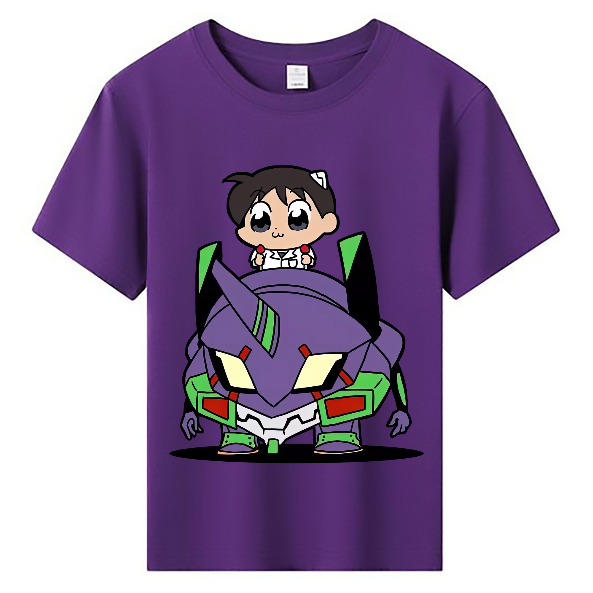 （画像用） EVA 新世紀エヴァンゲリオン 綿100％キッズTシャツ（フロントプリント）